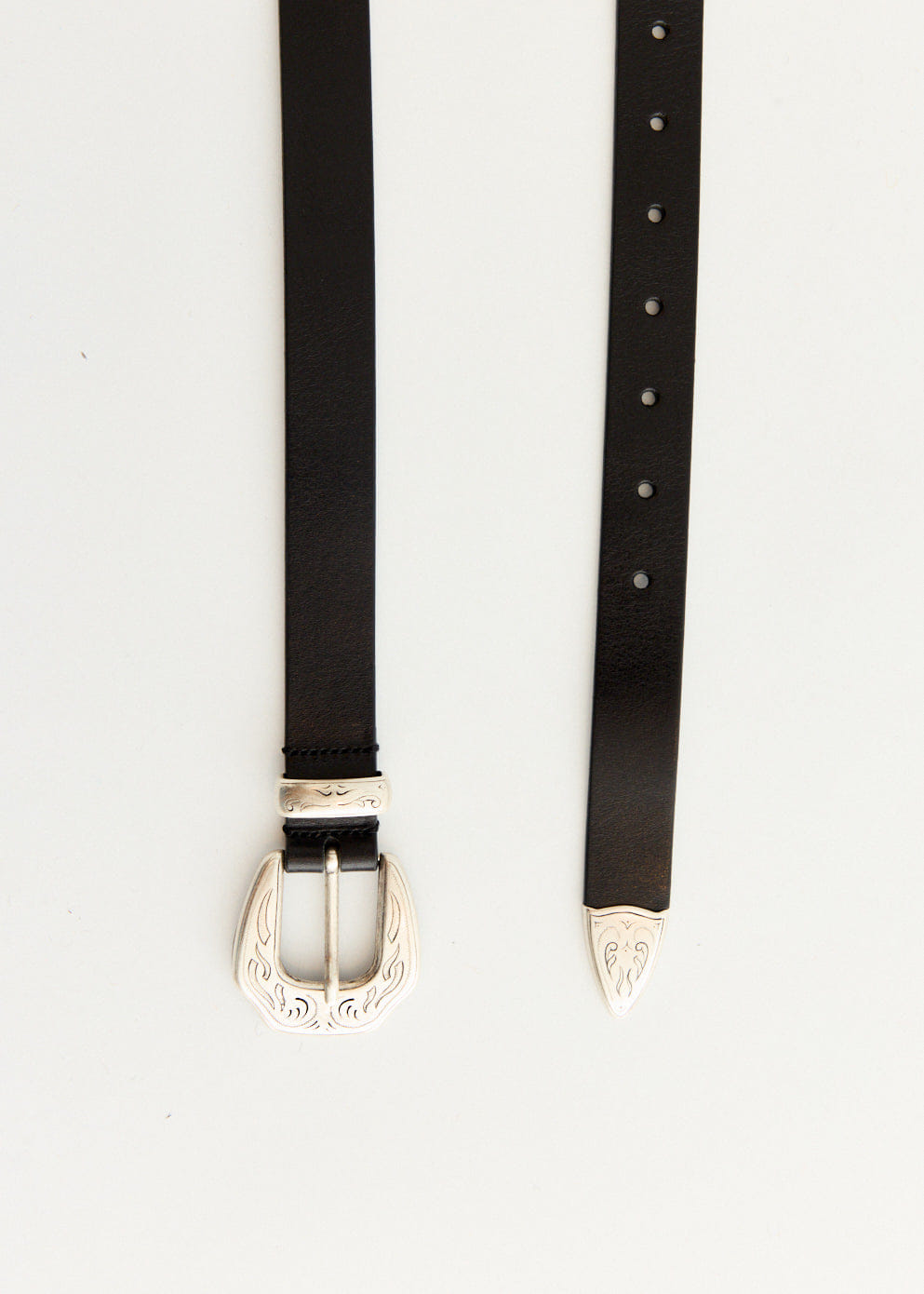 Molebo Engraved Western Belt