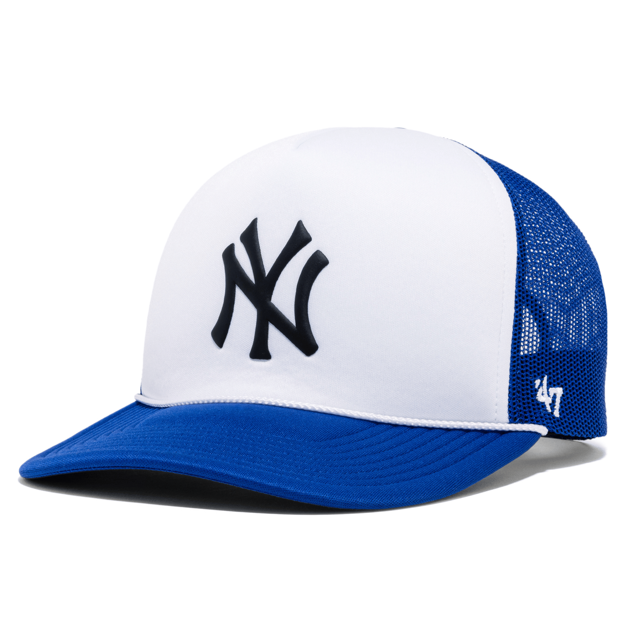 ‘47 Brand x West NYC New York Yankees Foam Front Trucker White/Royal Blue