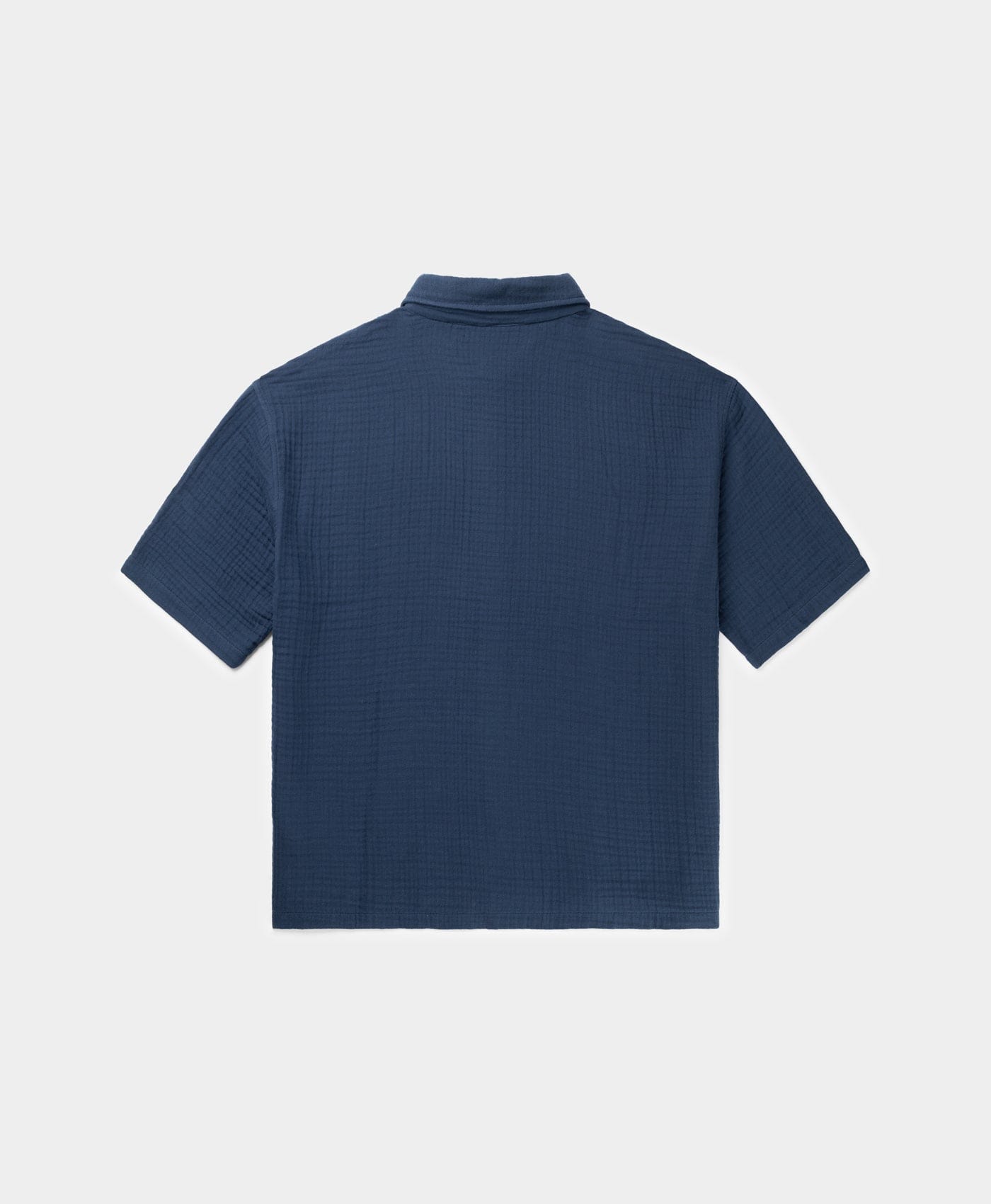 Blue Pageant Blue Enzi Seersucker Shirt