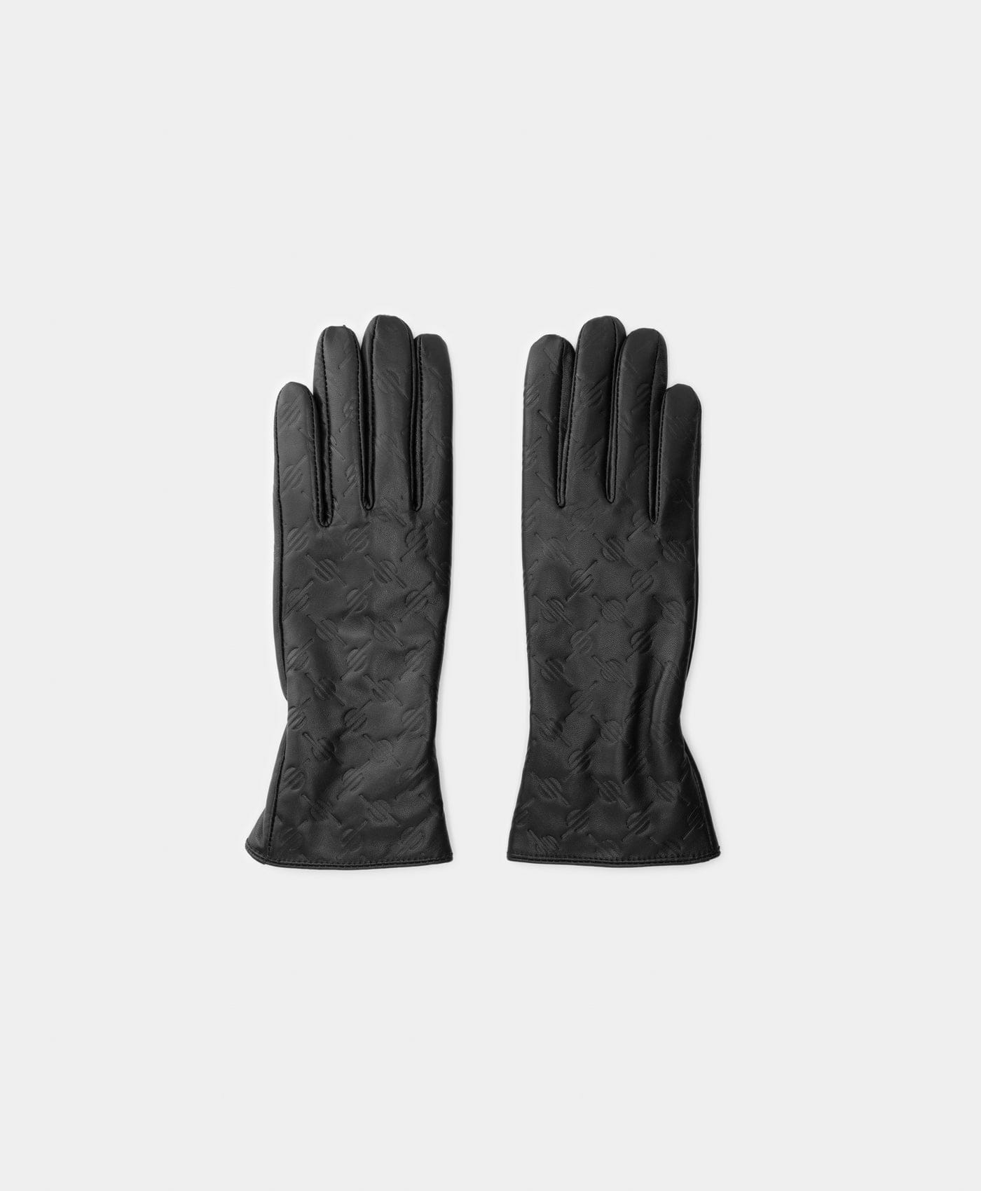 Monogram Black Monogram Leather Womens Glove