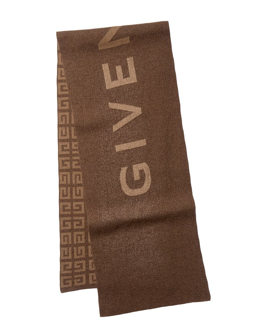 WOOL CASHMERE Givenchy Double Face Wool & Cashmere - Blend Scarf