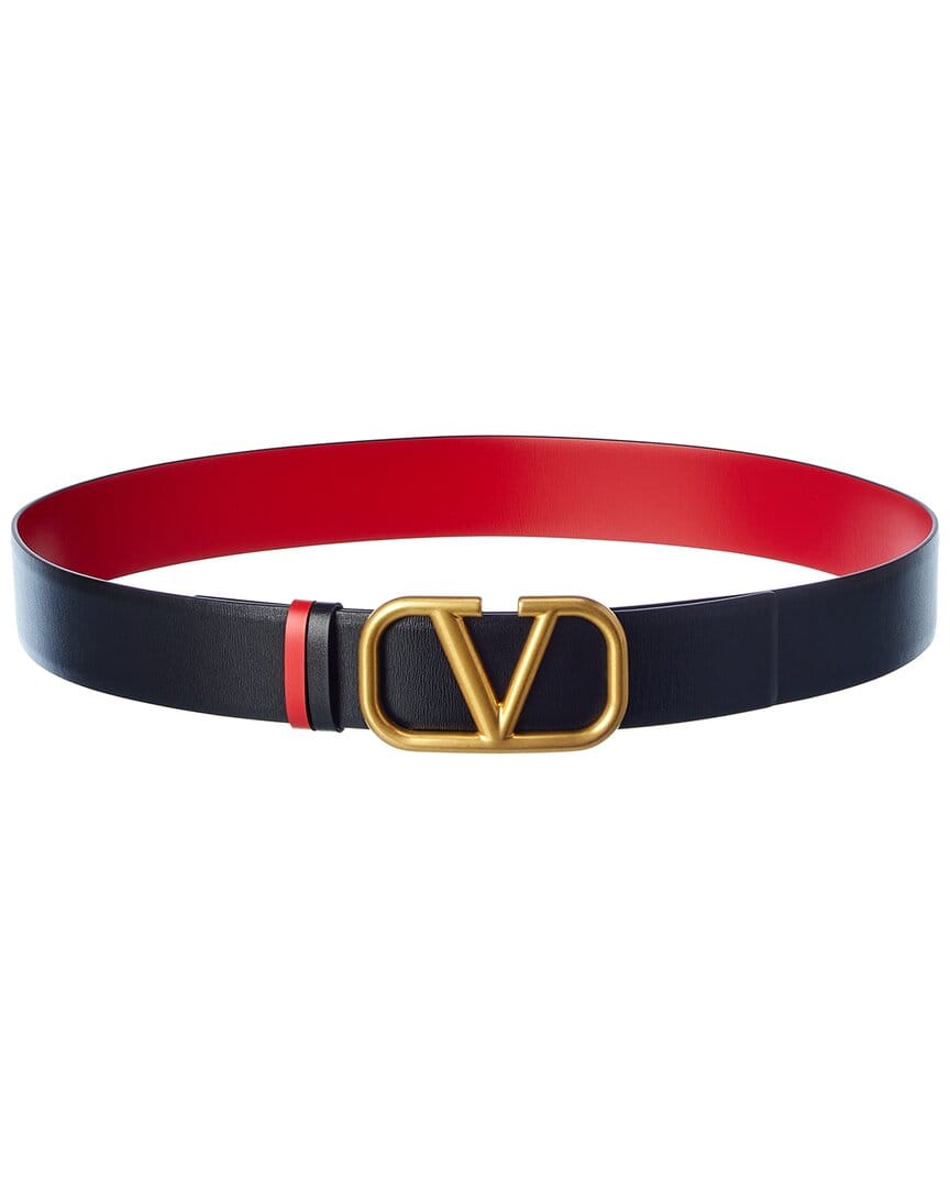 REVERSIBLE Valentino Vlogo 40 mm Reversible Leather Belt