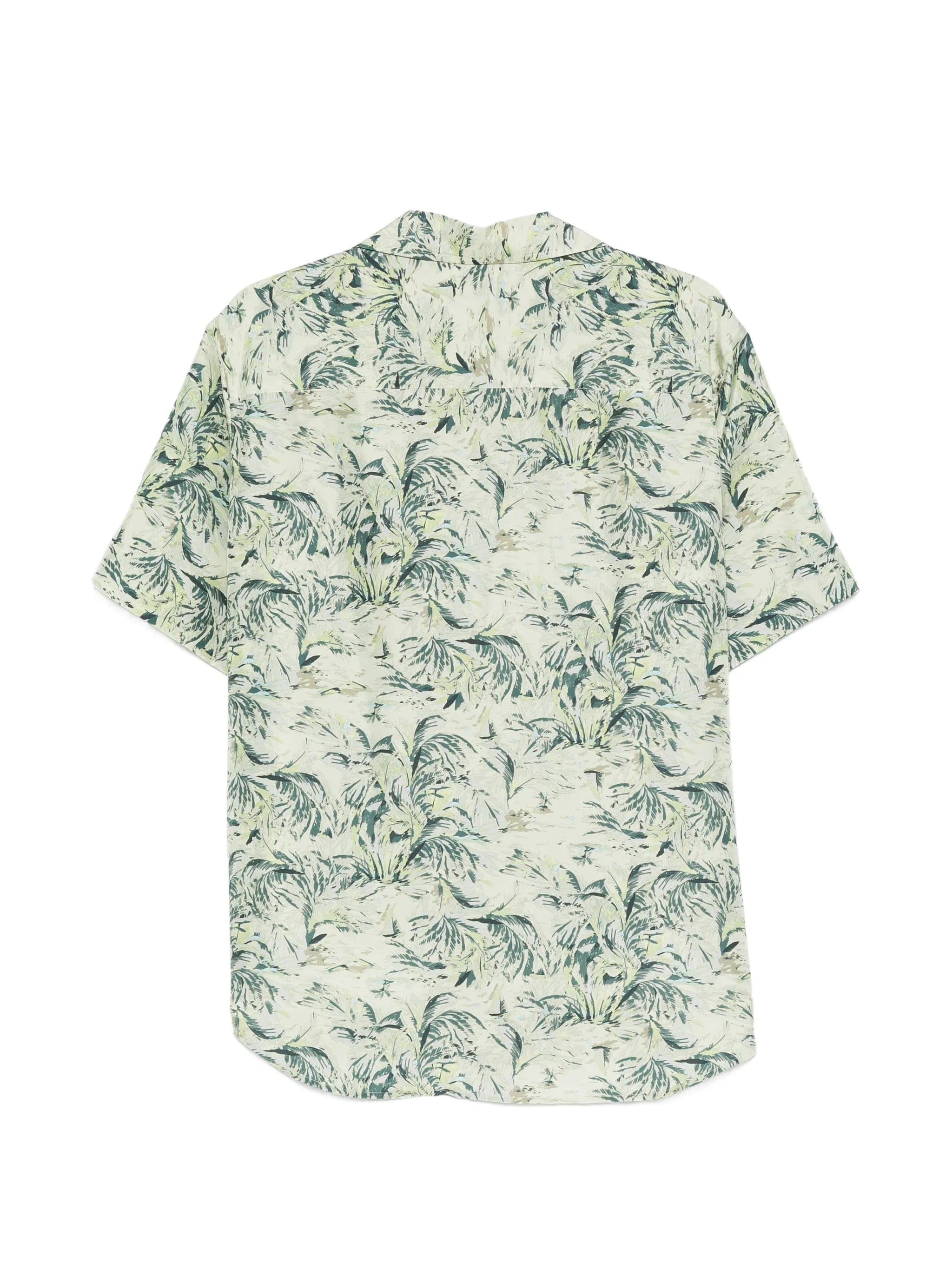 Auralee AIRY printed short - sleeved shirt
