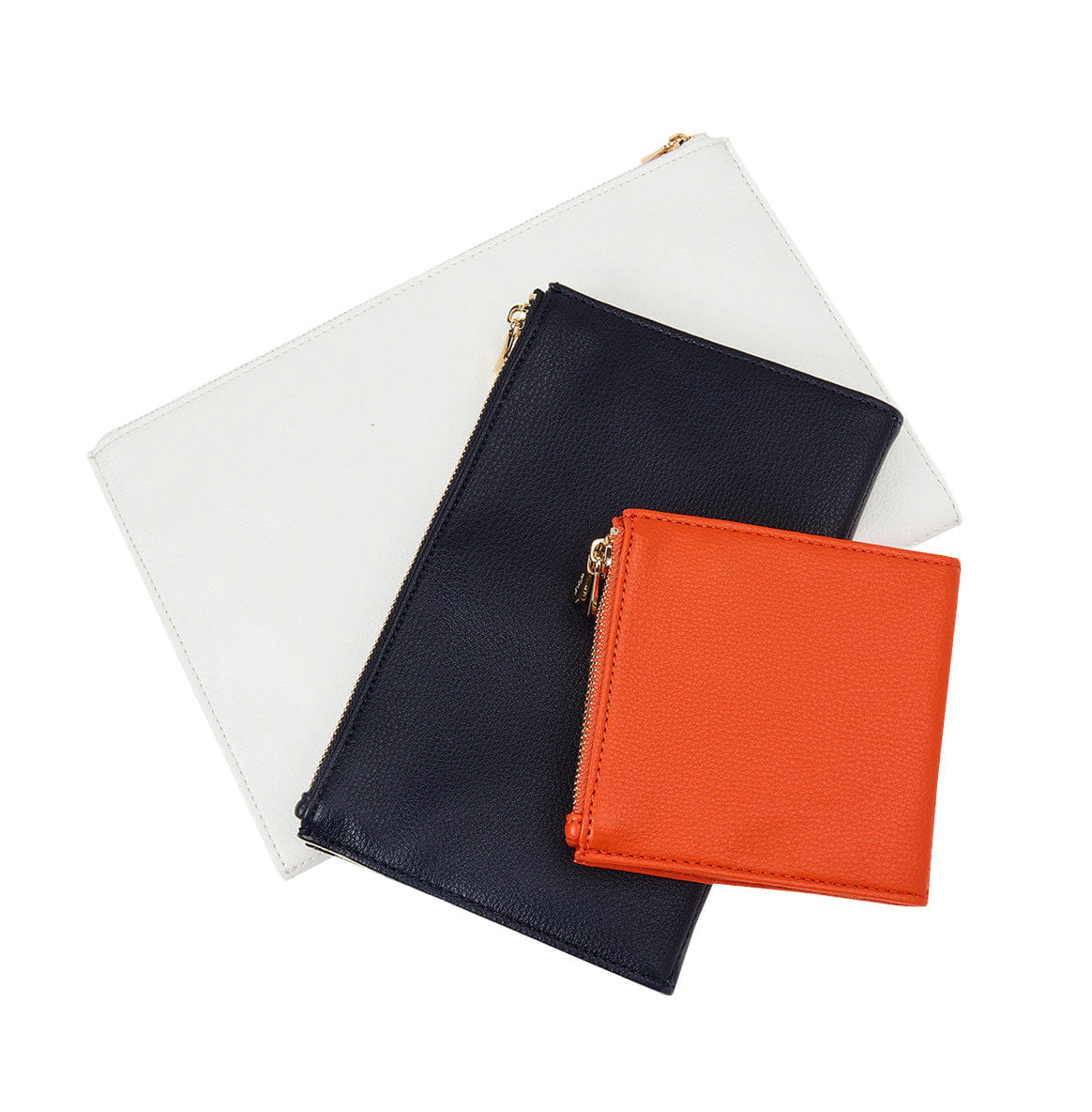 WOLF Maria Set of 3 Zip Jewelry Pouches