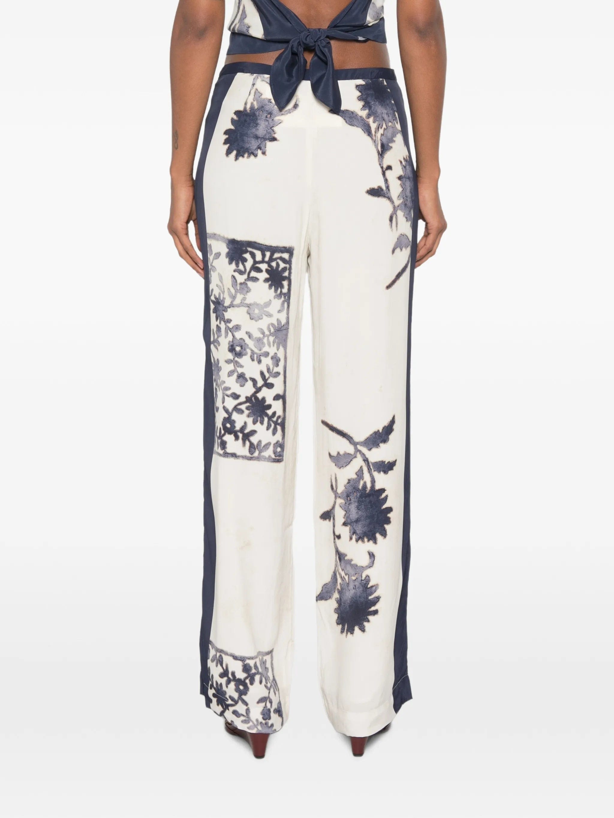SIR. Philippa floral - print trousers