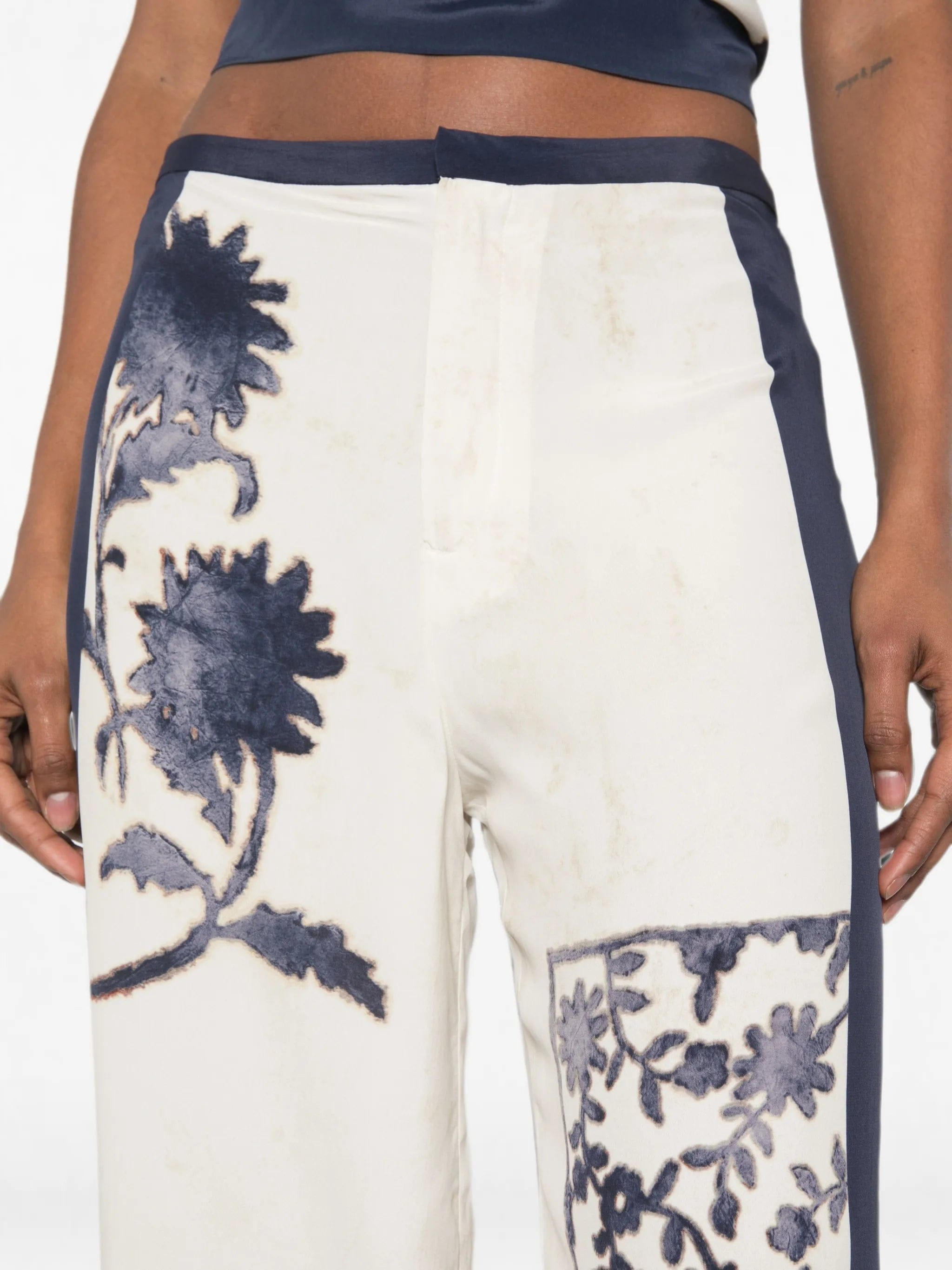 SIR. Philippa floral - print trousers