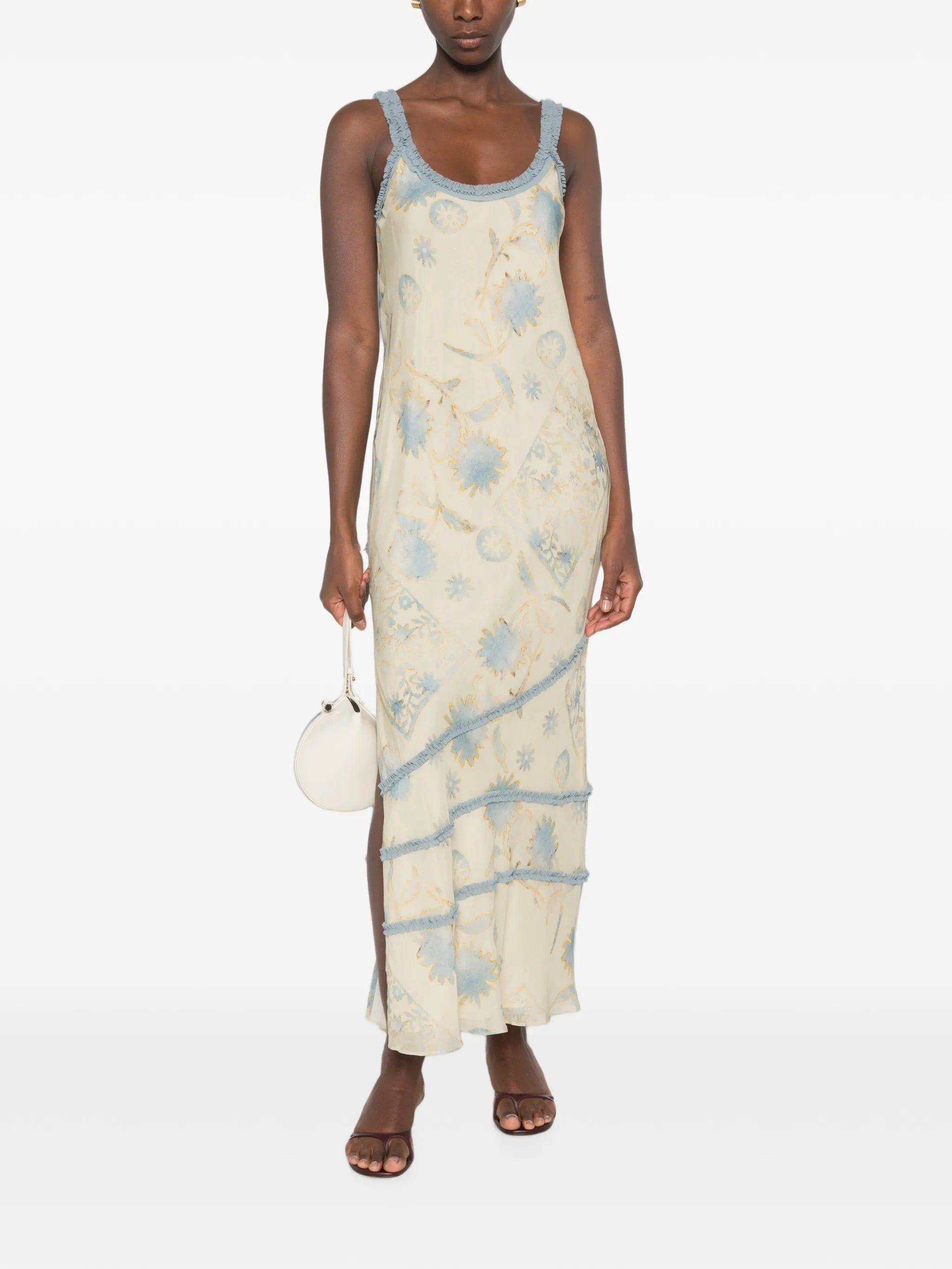 SIR. Cecile floral - print midi dress