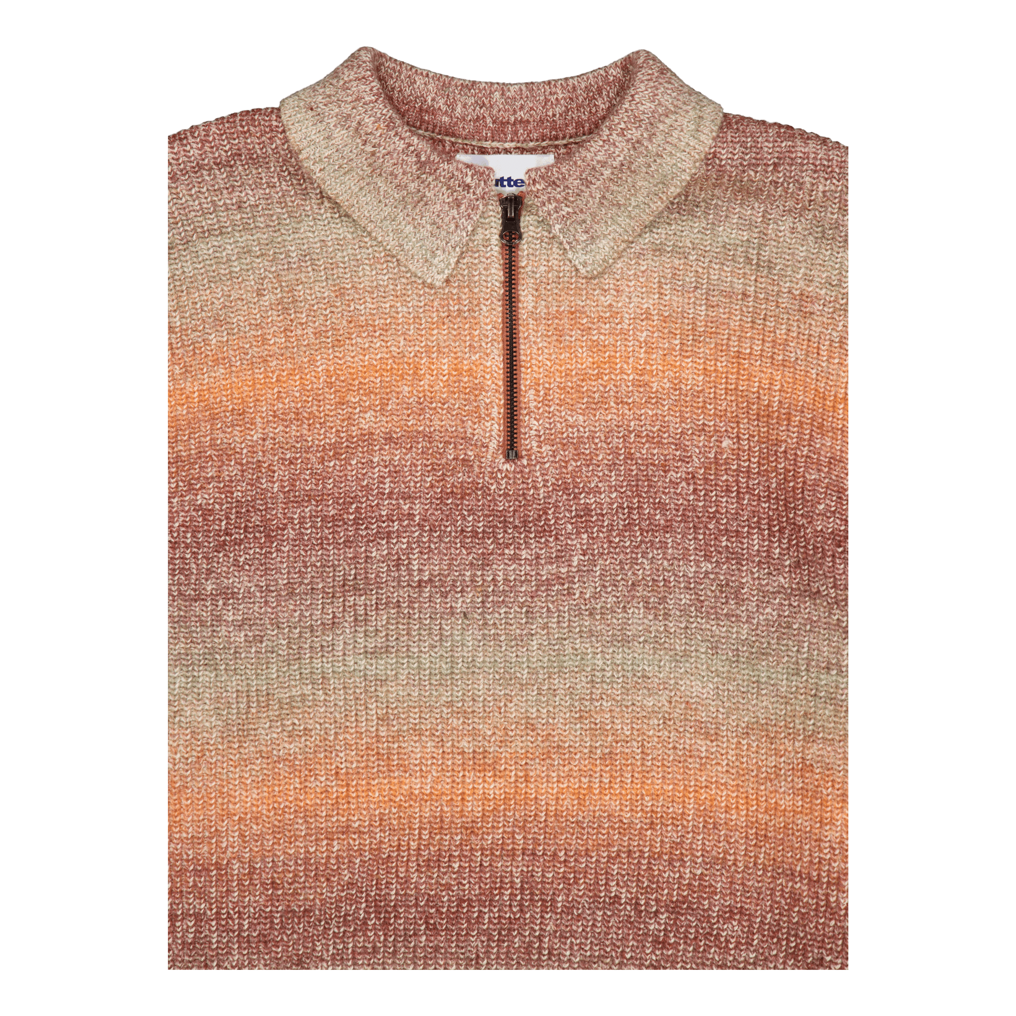 Butter Goods Beams 1/4 Zip Knit Polo Port