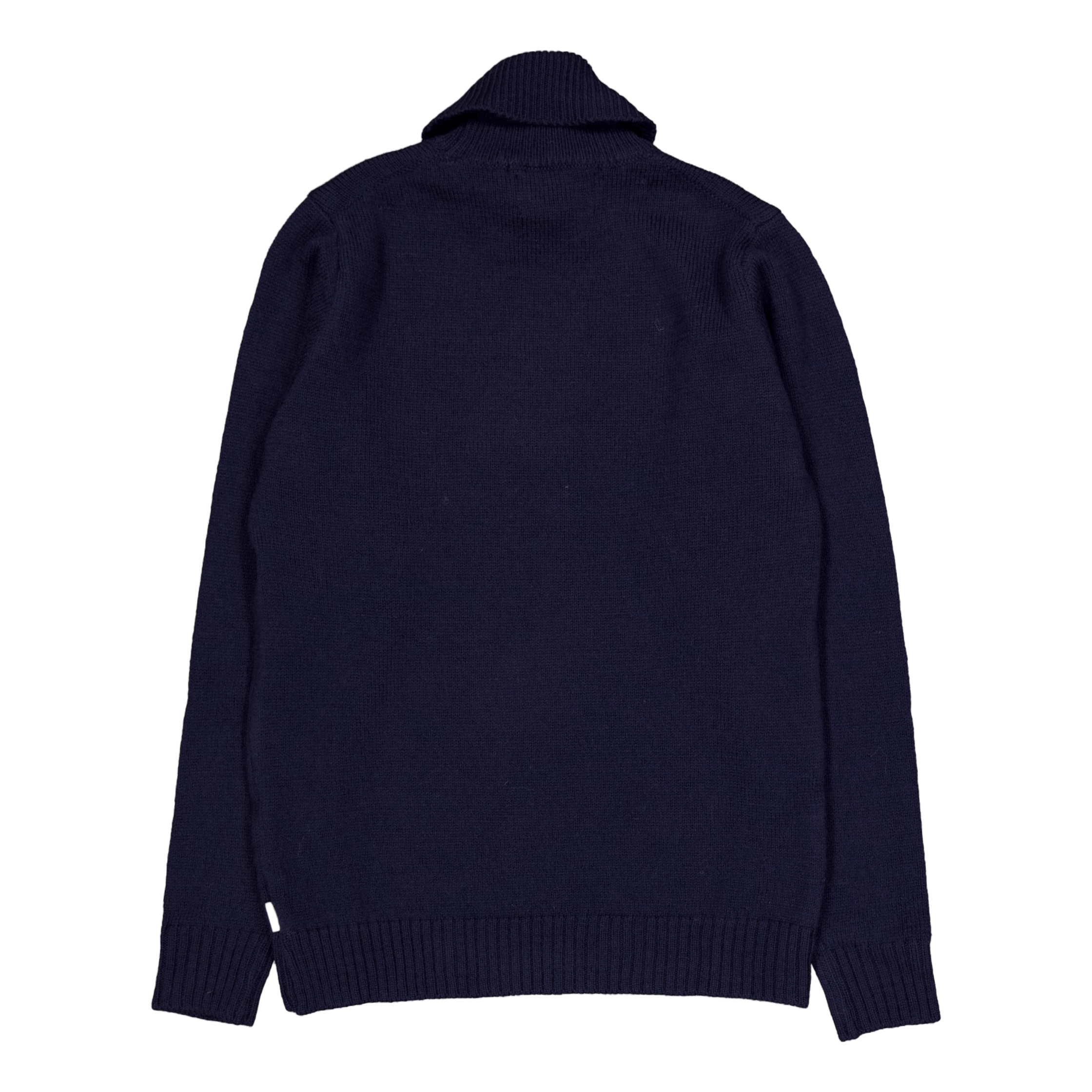 Peregrine Polo Neck Jumper Navy