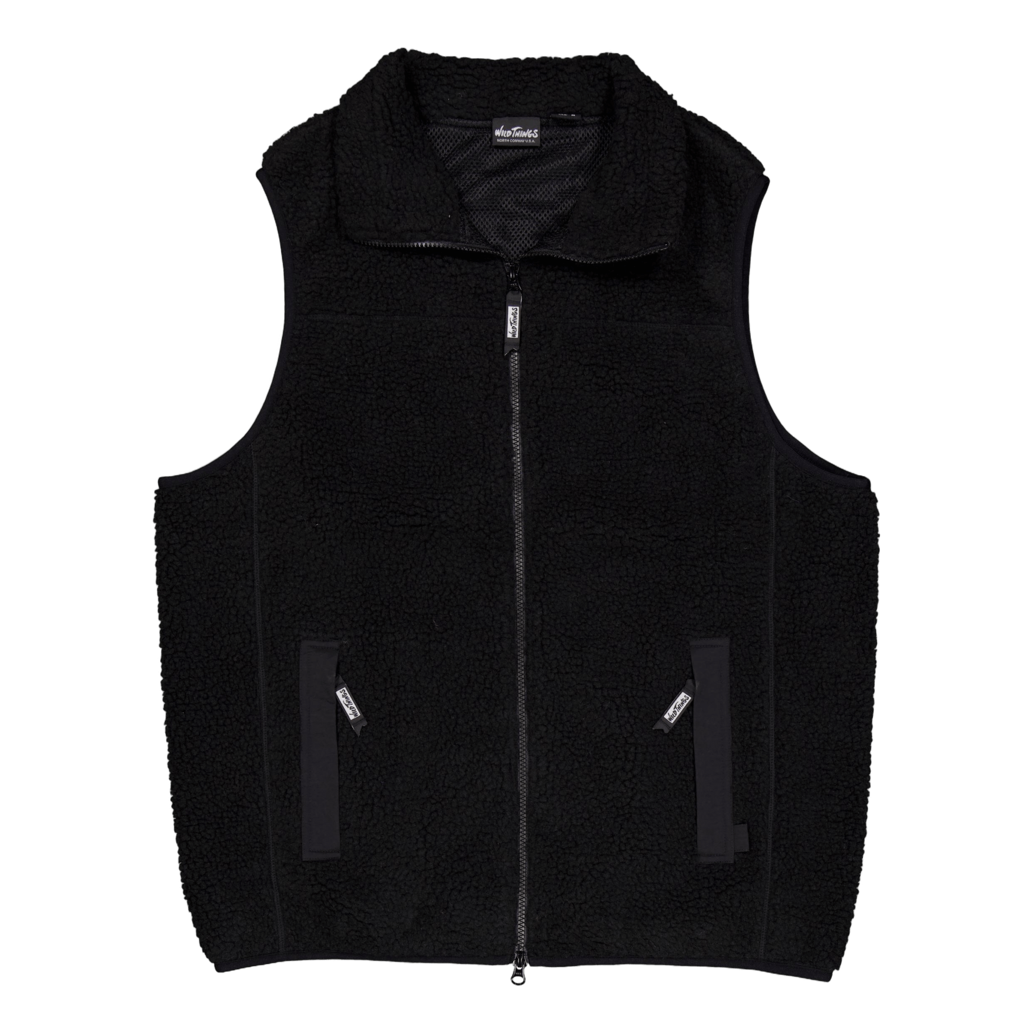 Wild Things Boa Vest Black