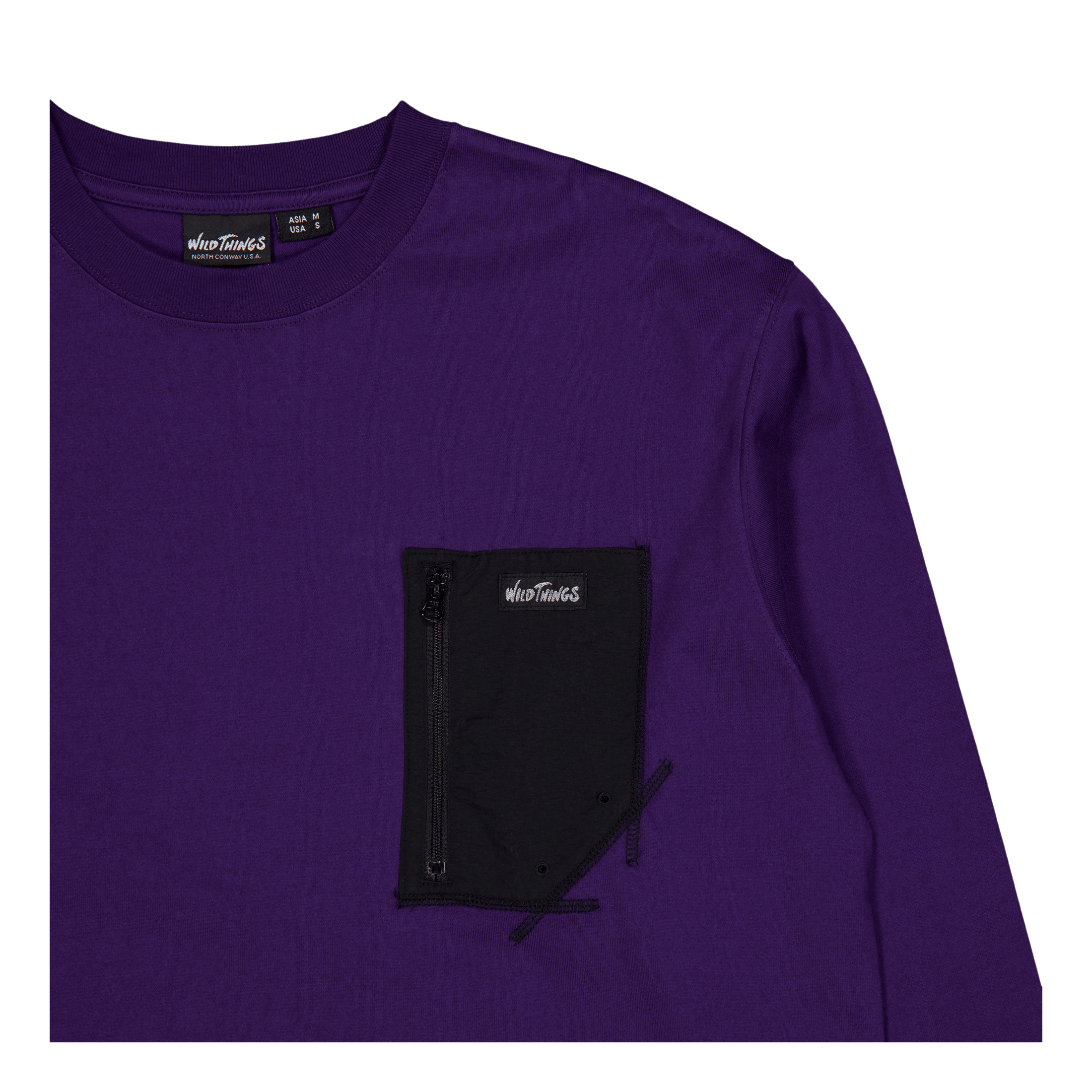 Wild Things Long T-Shirt Pocket Purple