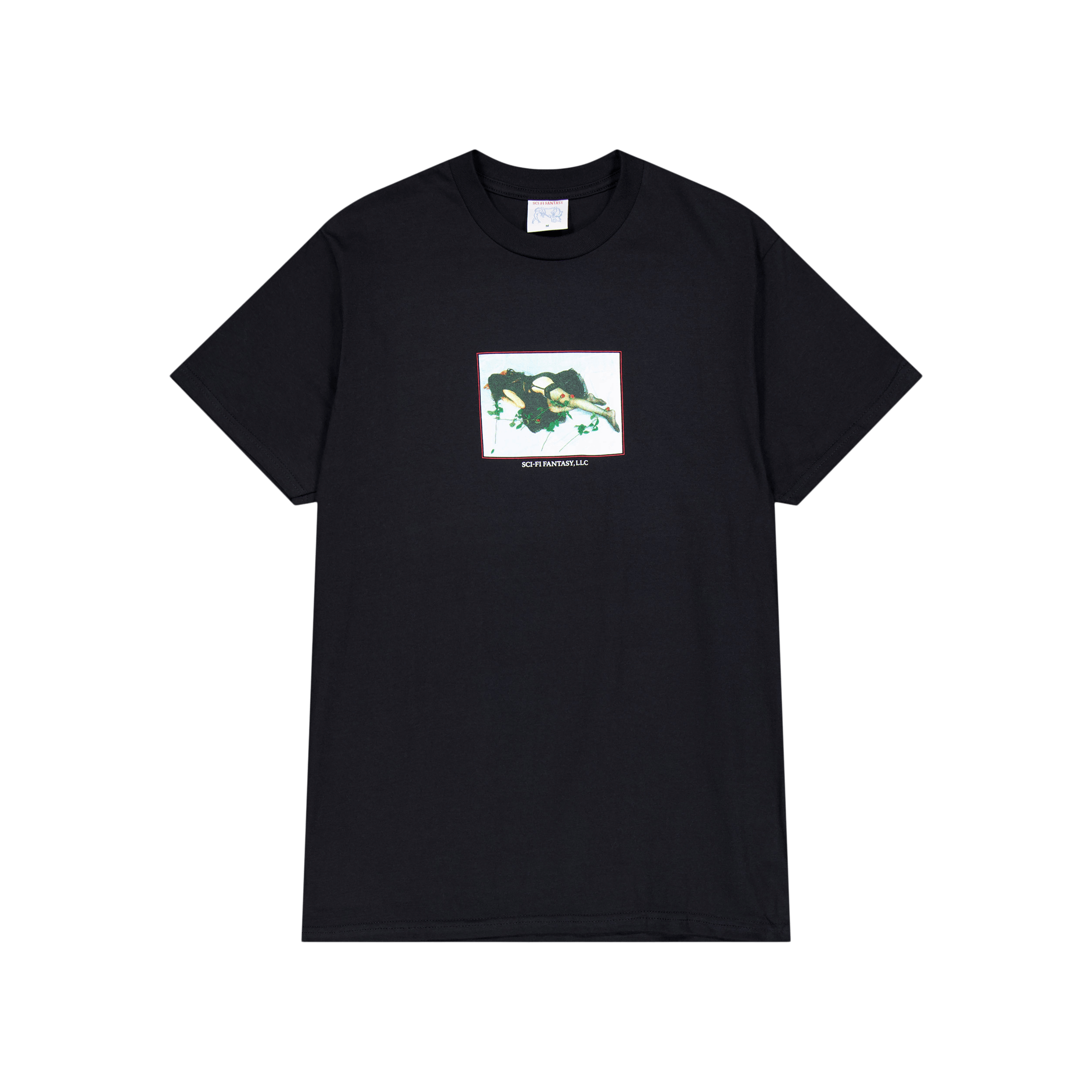 Sci-Fi Fantasy Dead Roses T - shirt Black