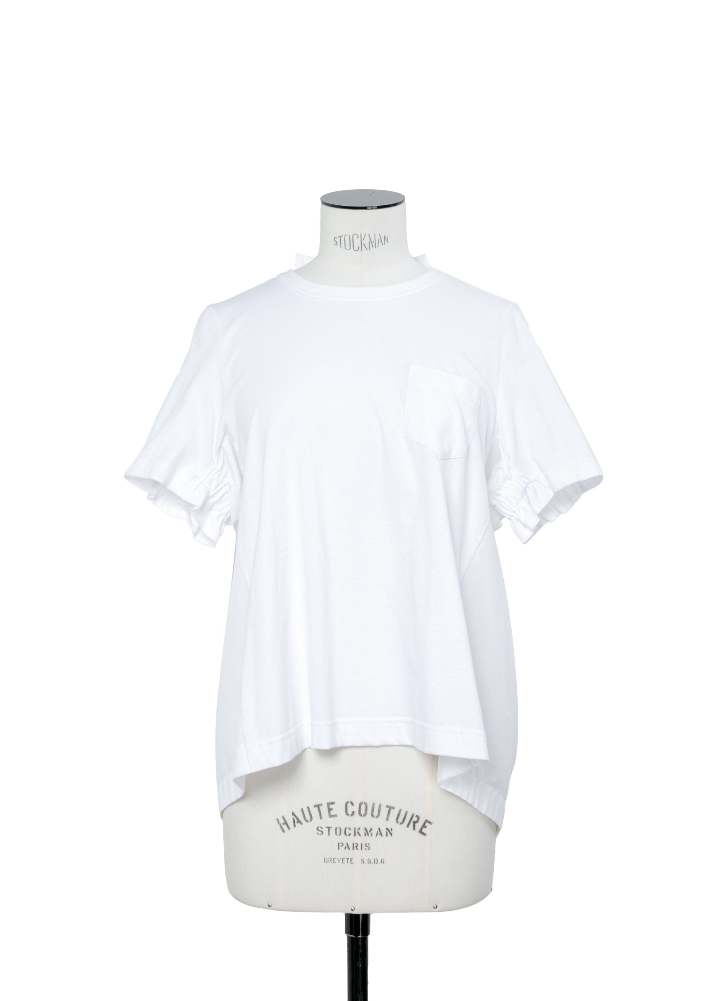 Cotton Poplin x Cotton Jersey T - Shirt