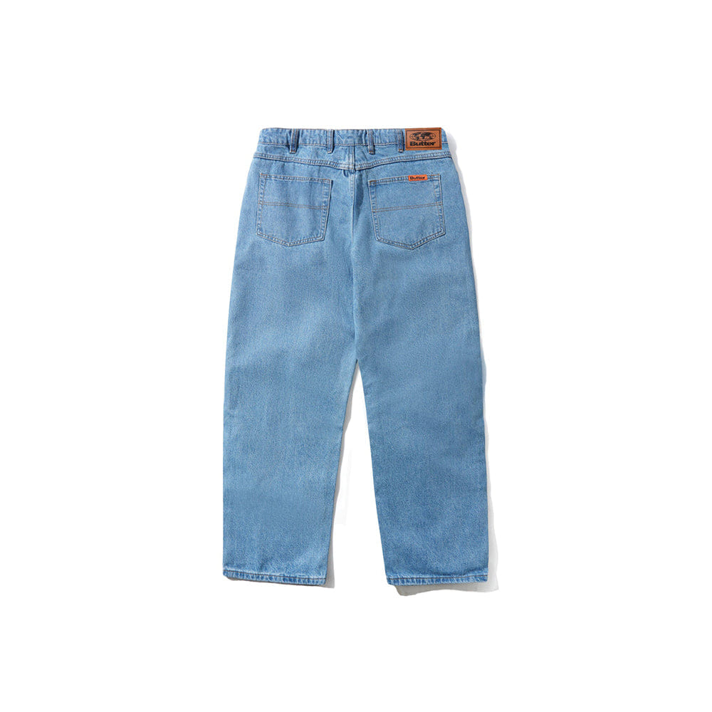 Butter Goods Relaxed Denim Jeans - Washed Indigo