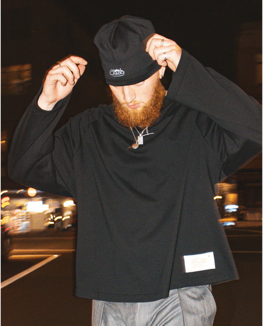 Checks Downtown - Tech Beanie - Black