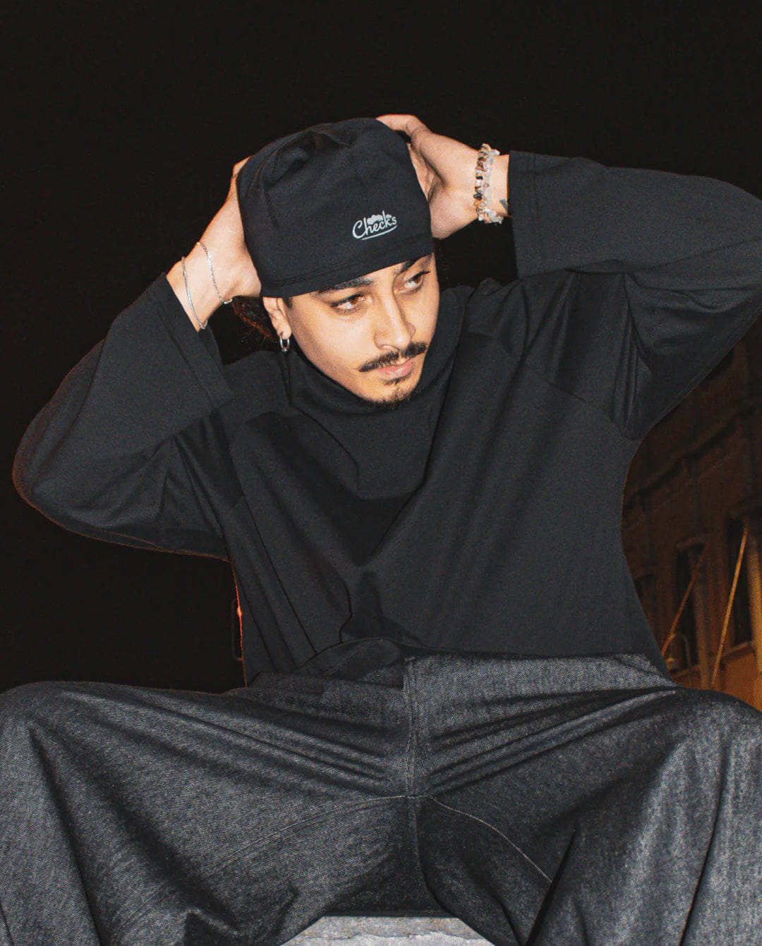 Checks Downtown - Tech Beanie - Black