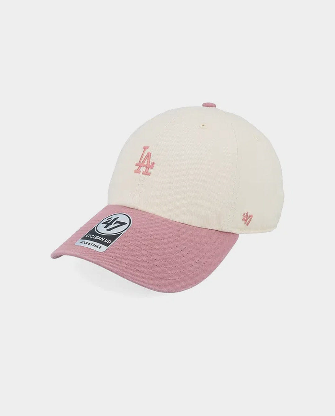 47 Brand - Los Angeles Dodgers Clean Up TT - Pink/Natural