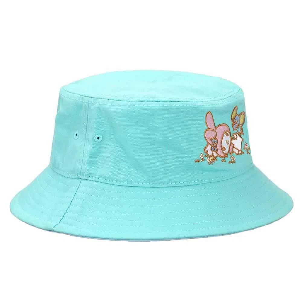 Bioworld Sanrio - My Melody & Flat Bucket Hat (Embroidered) - Bioworld