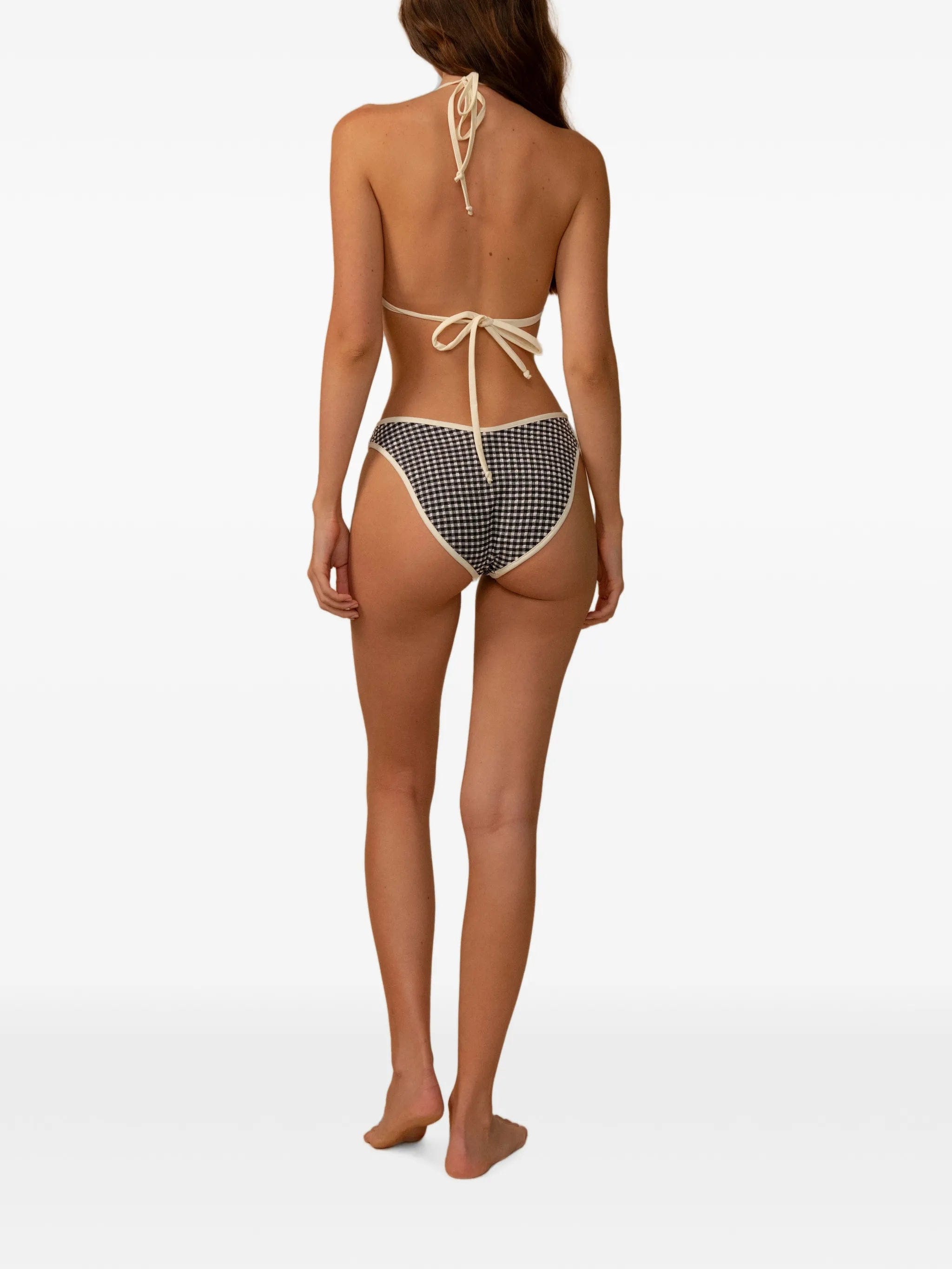 Montce Lulu gingham bikini bottoms