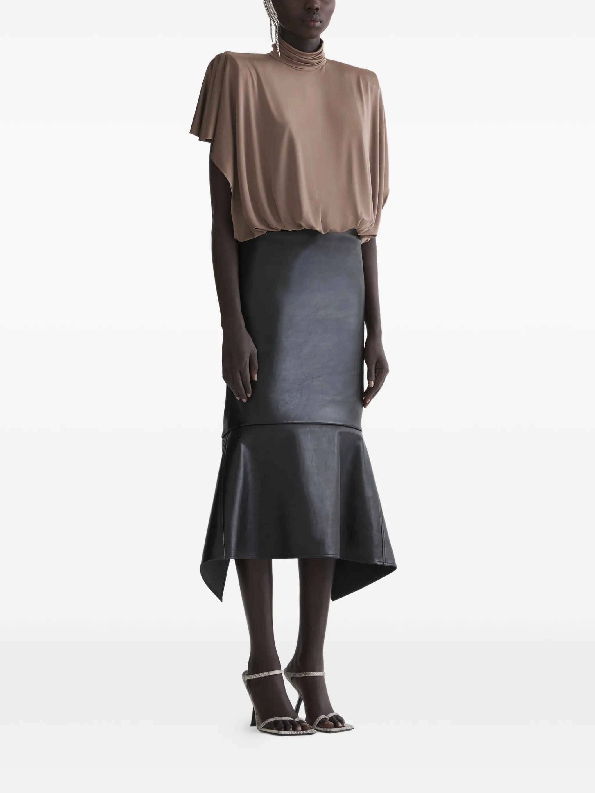 Mugler drapped bodysuit