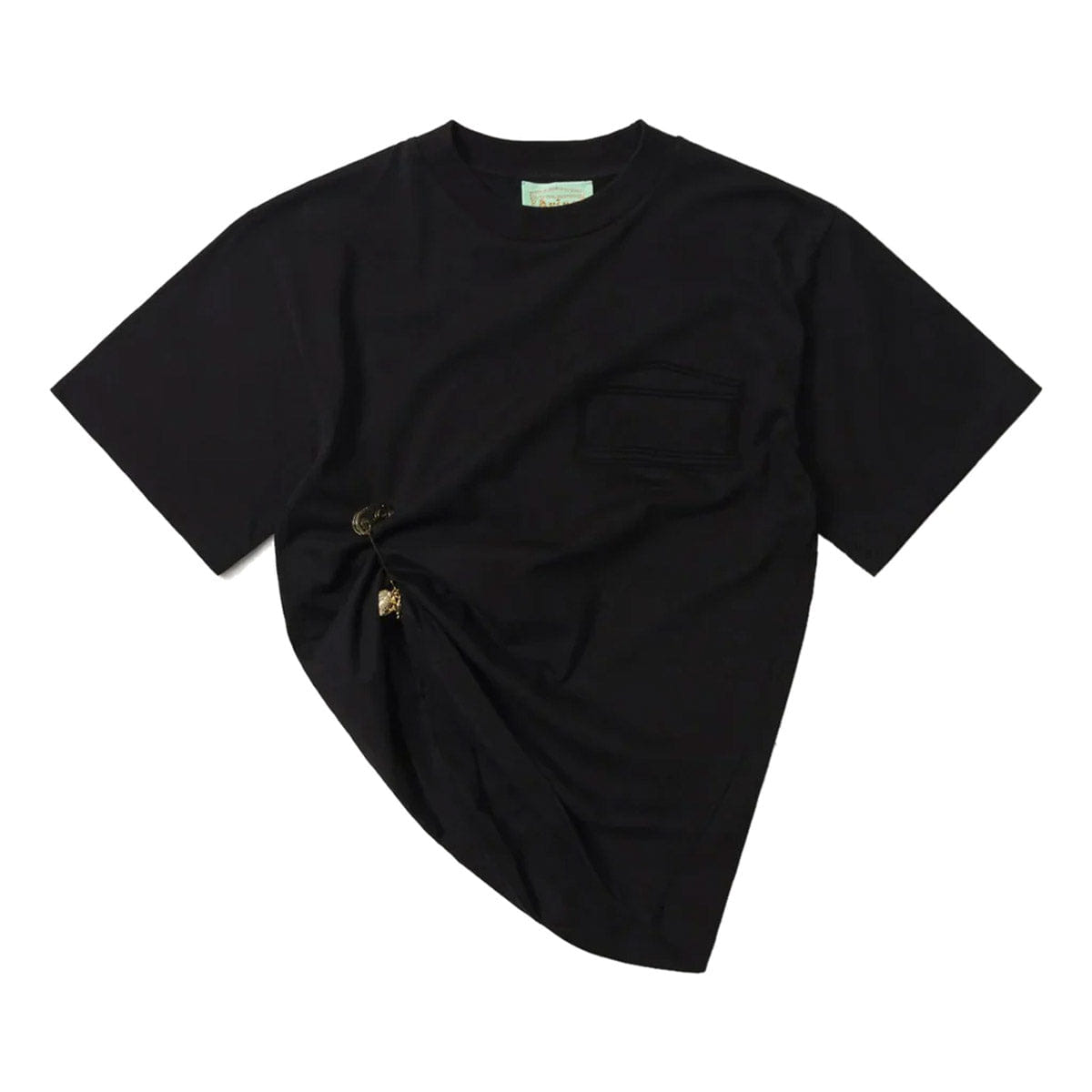 ARIES SAFETY PIN T-Shirt BLACK