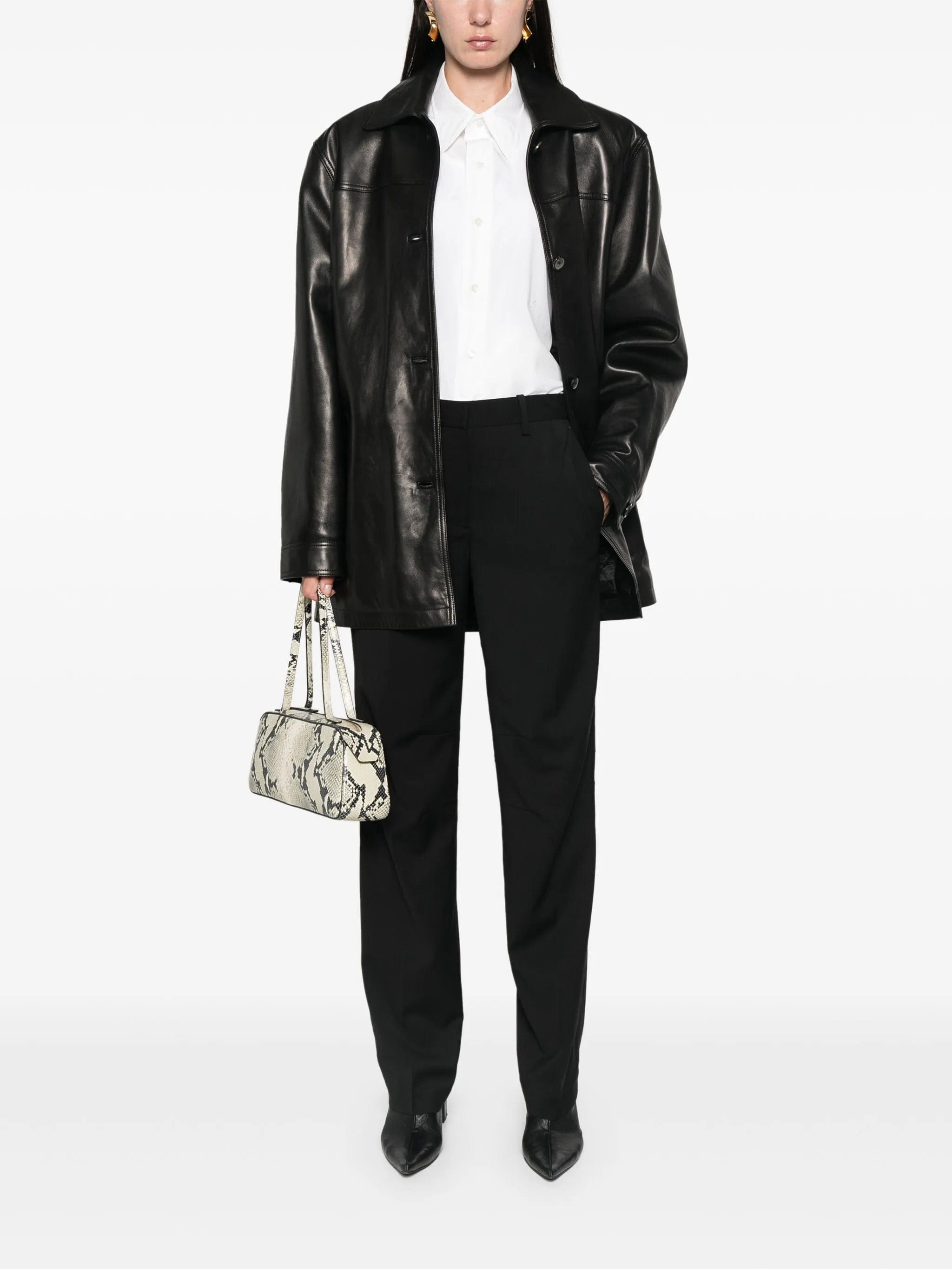 Helmut Lang Curved Car trousers