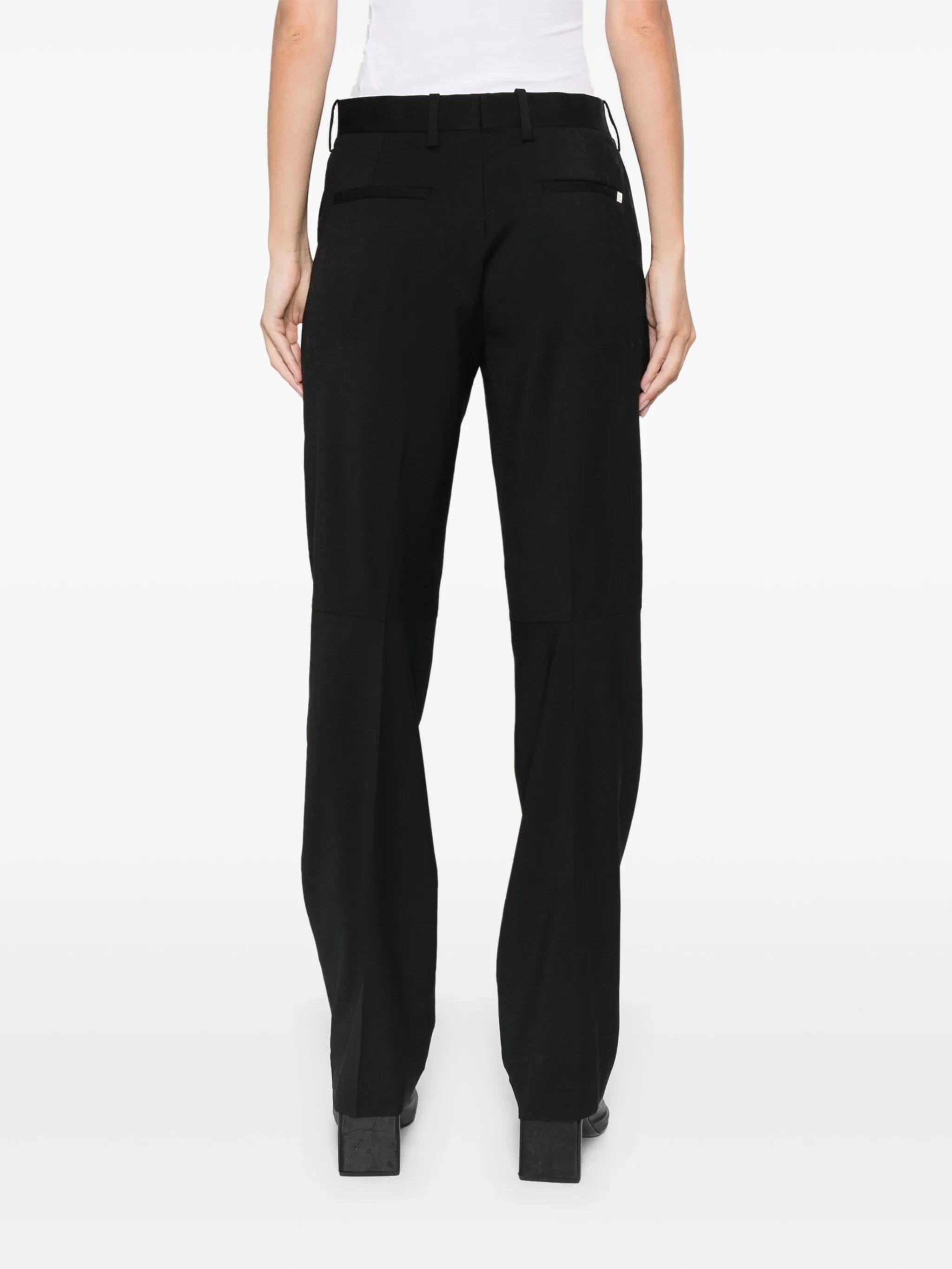 Helmut Lang Curved Car trousers