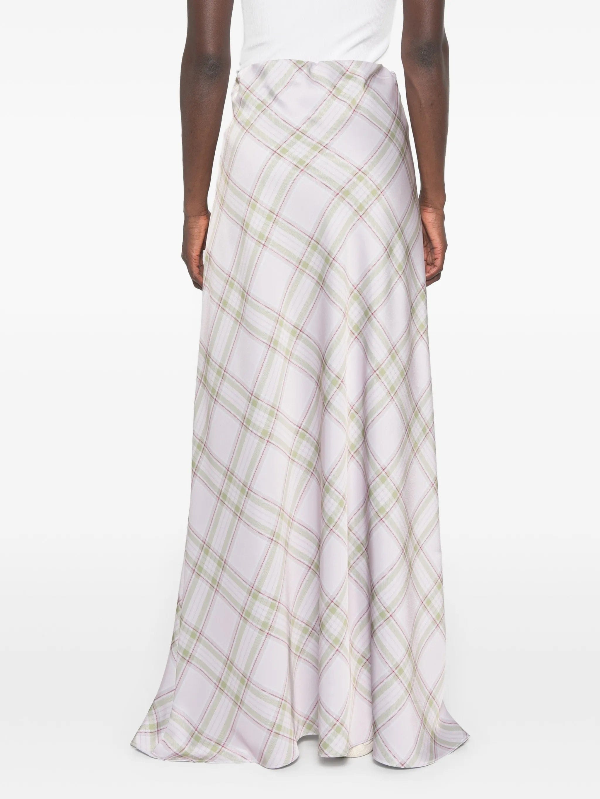 Marques'almeida tartan - pattern maxi skirt