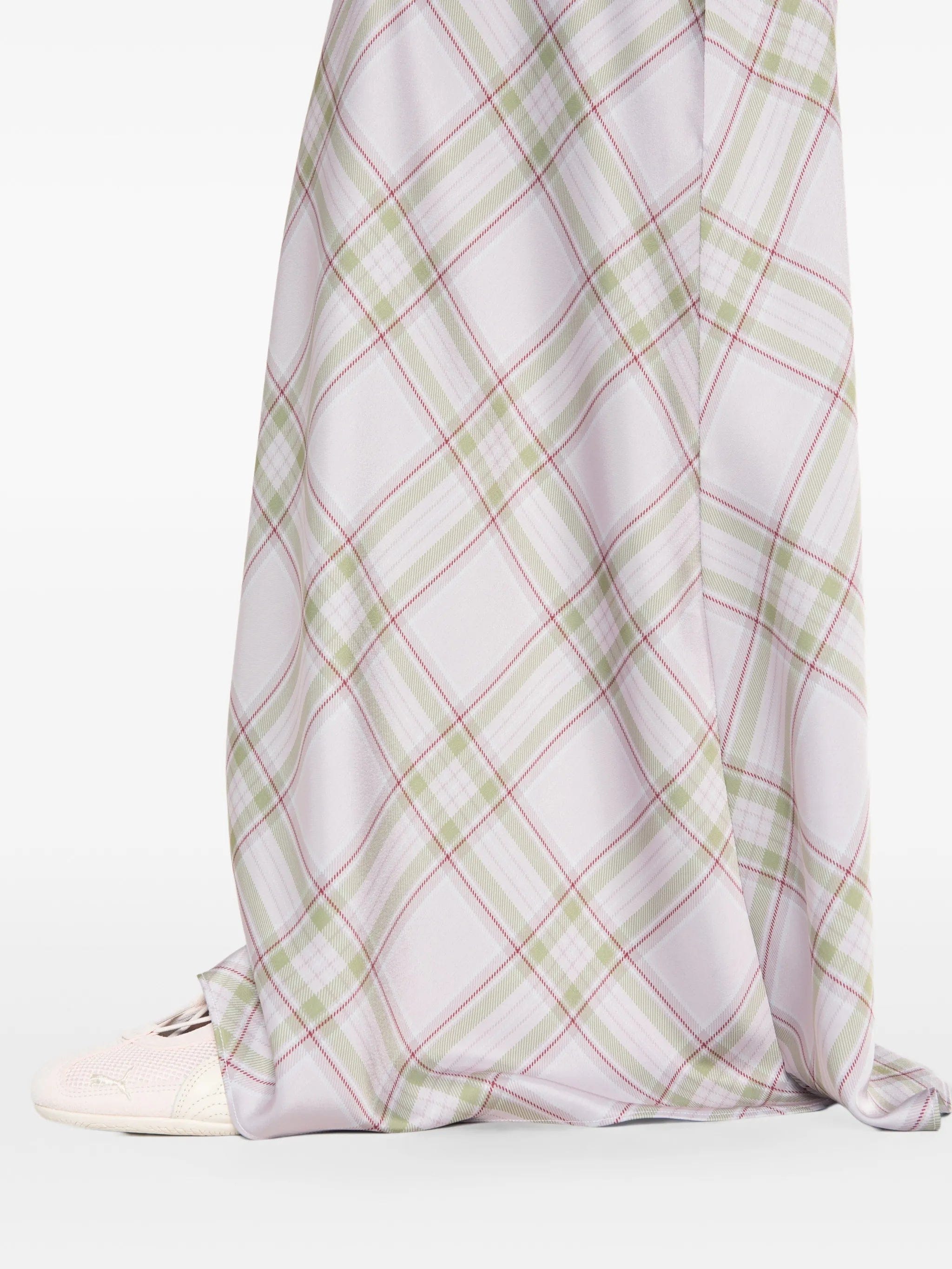 Marques'almeida tartan - pattern maxi skirt