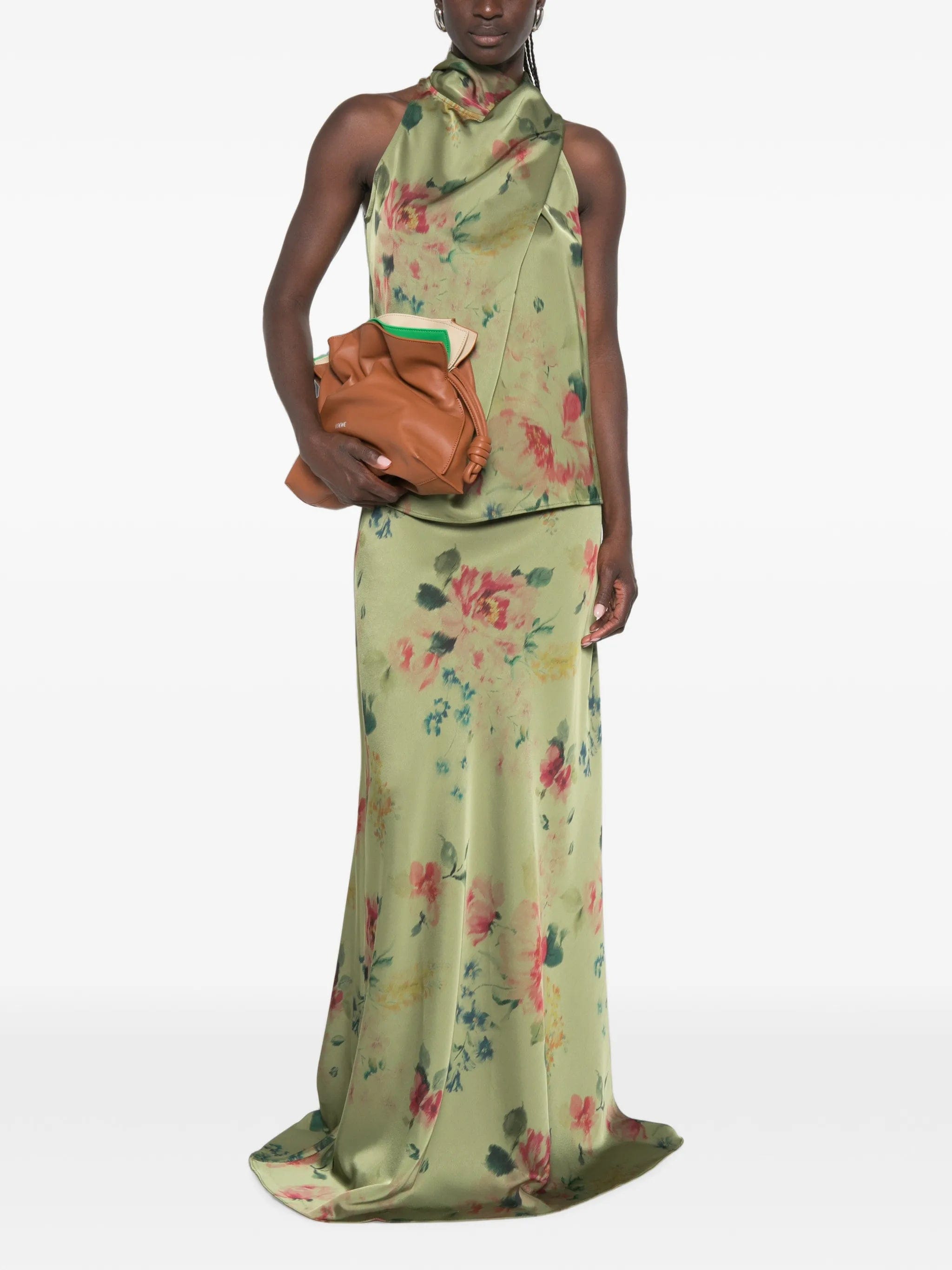 Marques'almeida floral - print maxi skirt