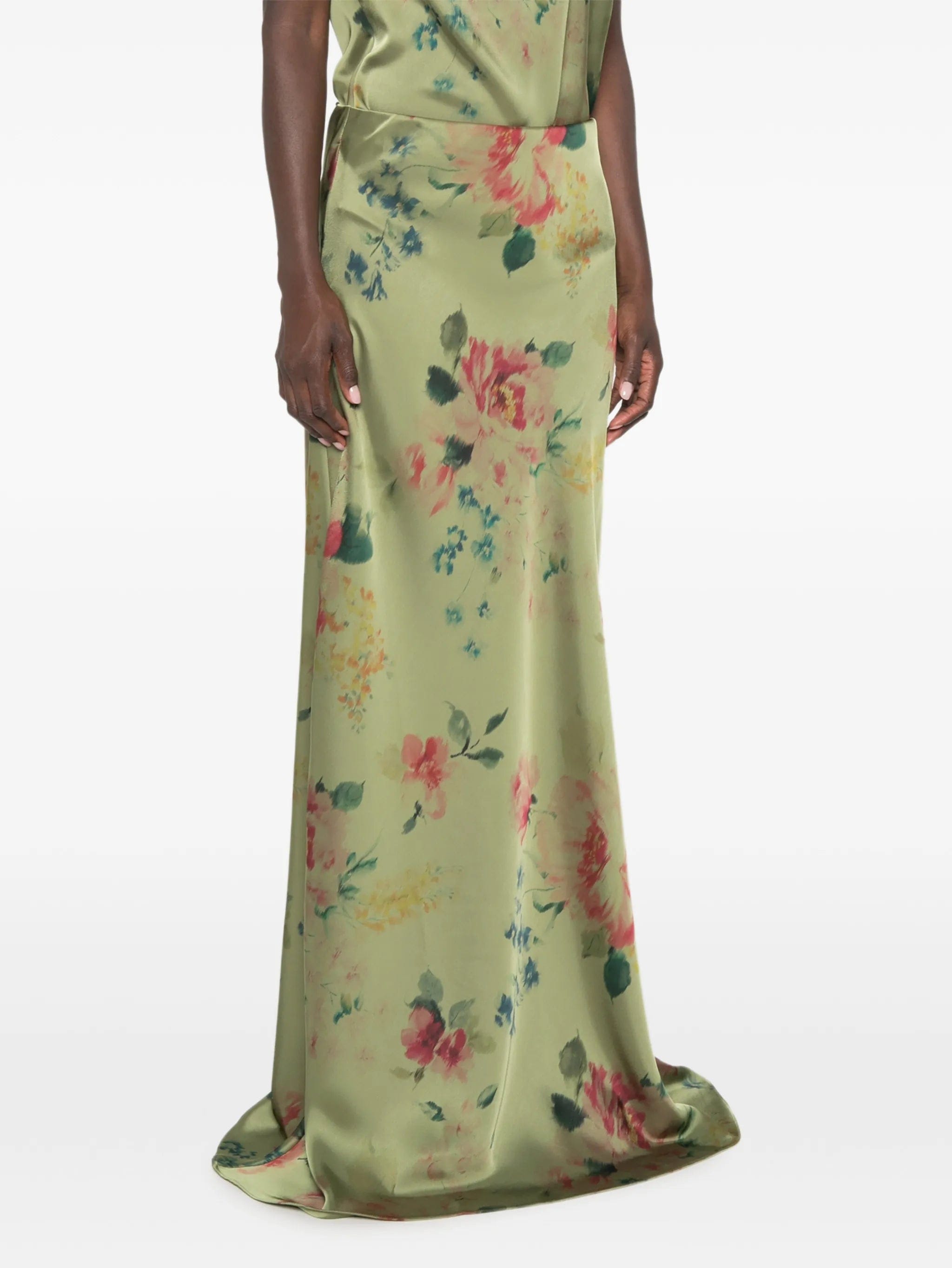 Marques'almeida floral - print maxi skirt