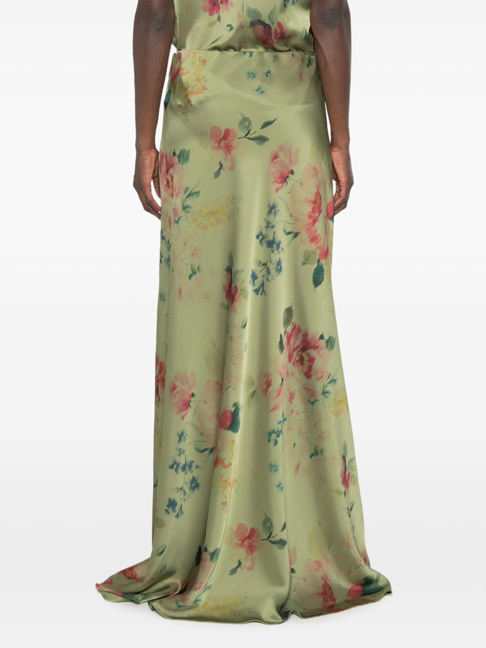 Marques'almeida floral - print maxi skirt