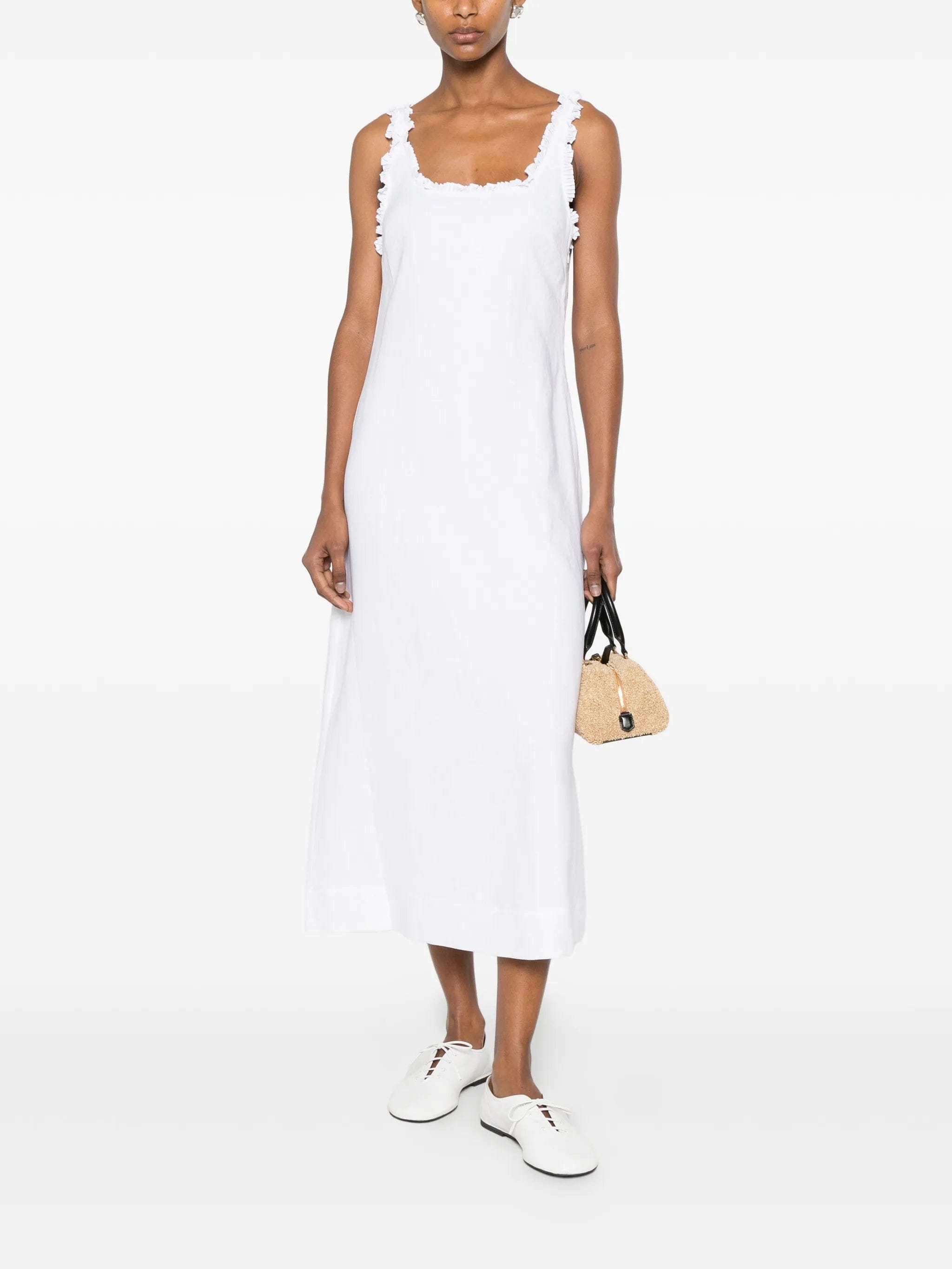 Posse Florence ruffled - seam midi dress