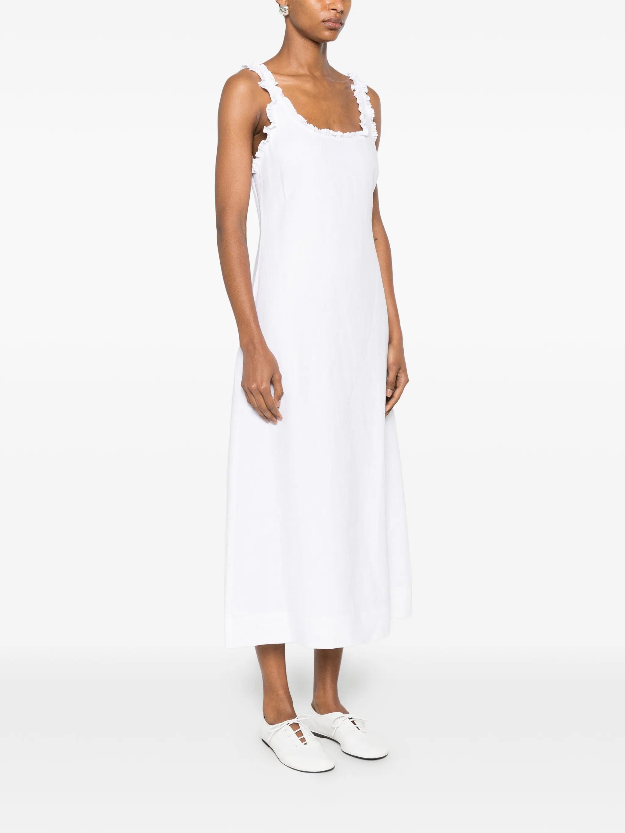 Posse Florence ruffled - seam midi dress