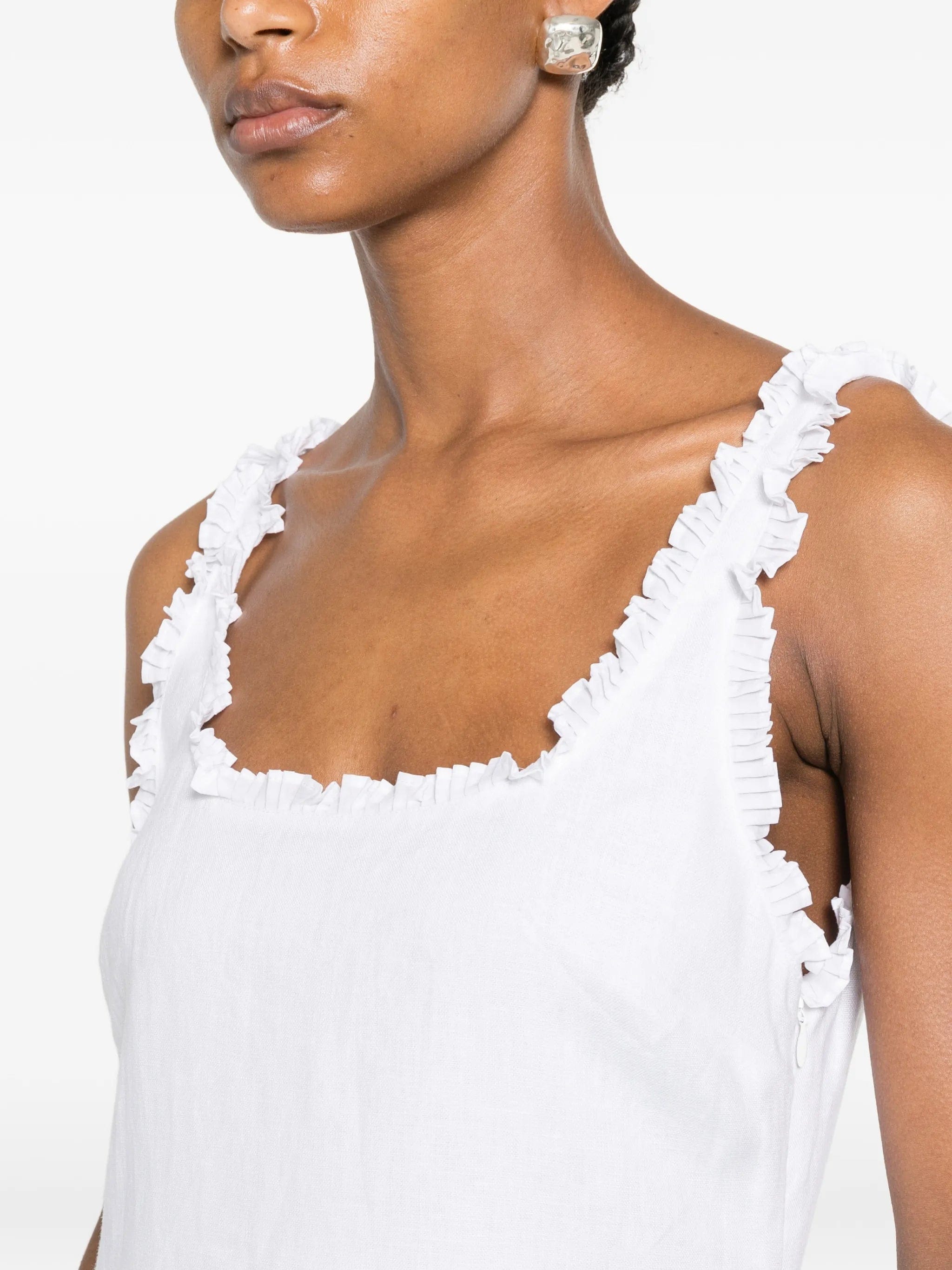 Posse Florence ruffled - seam midi dress