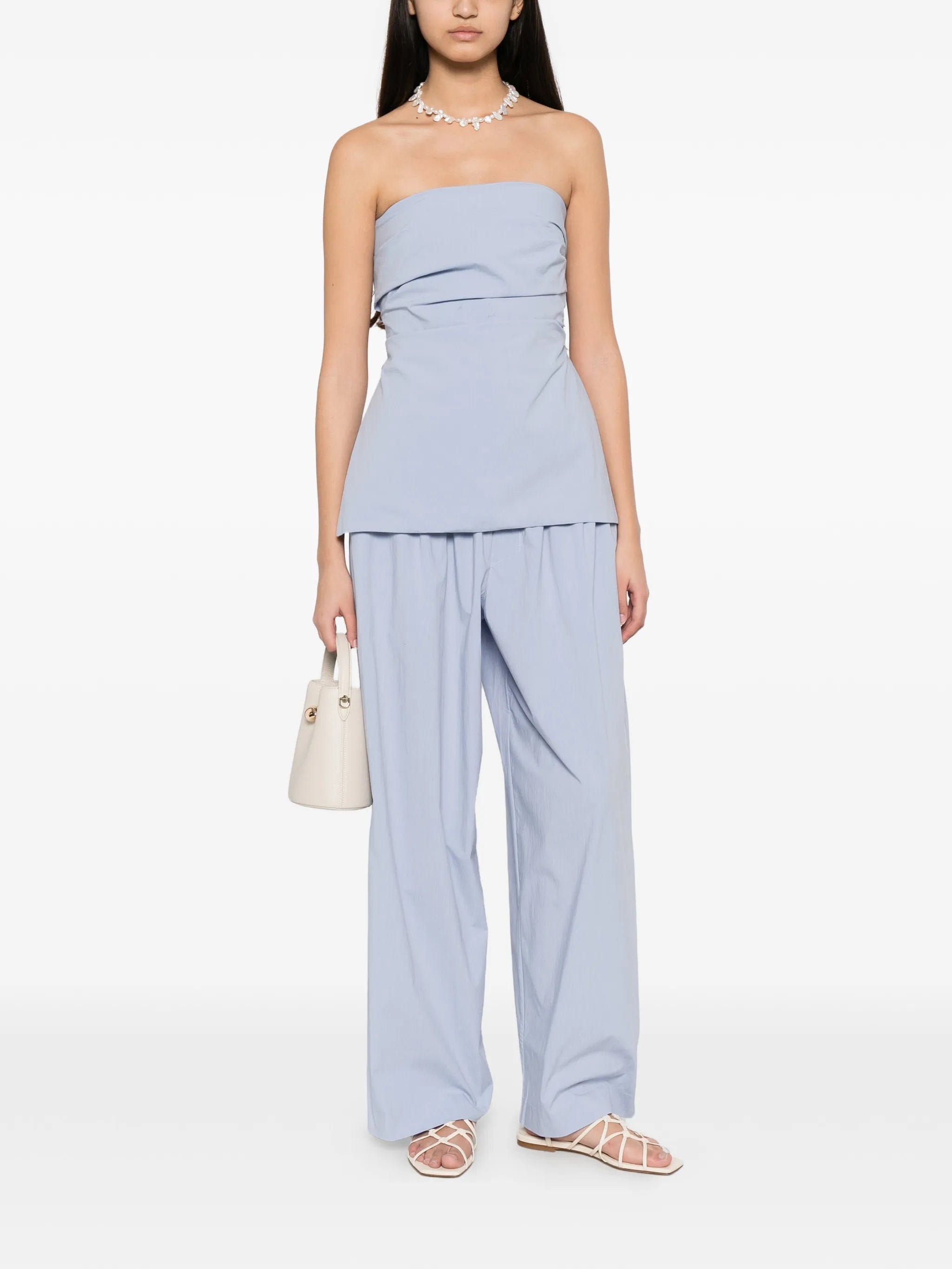 St. Agni relaxed wide - leg trousers