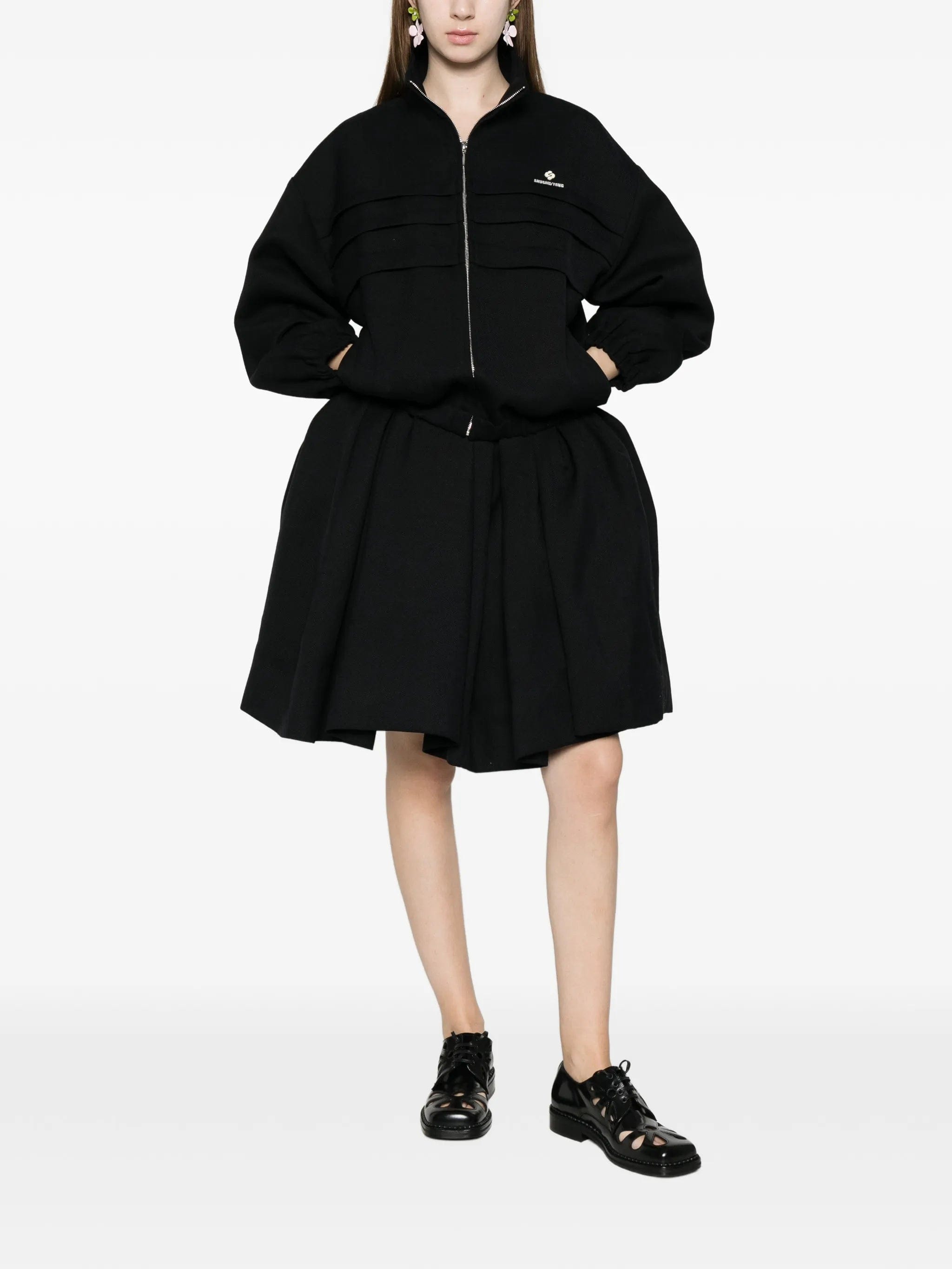 Shushu/tong pleated pouf skirt