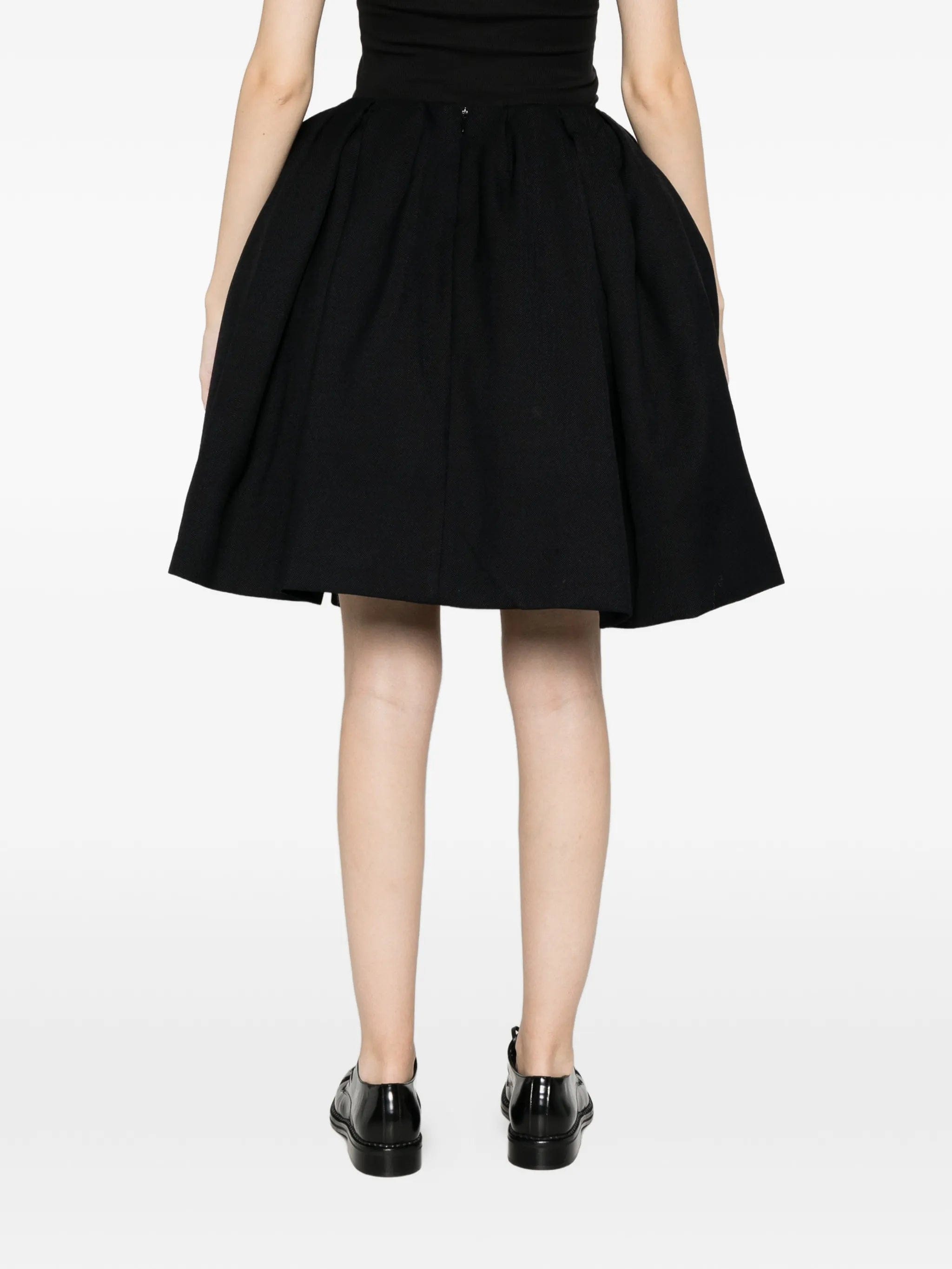 Shushu/tong pleated pouf skirt