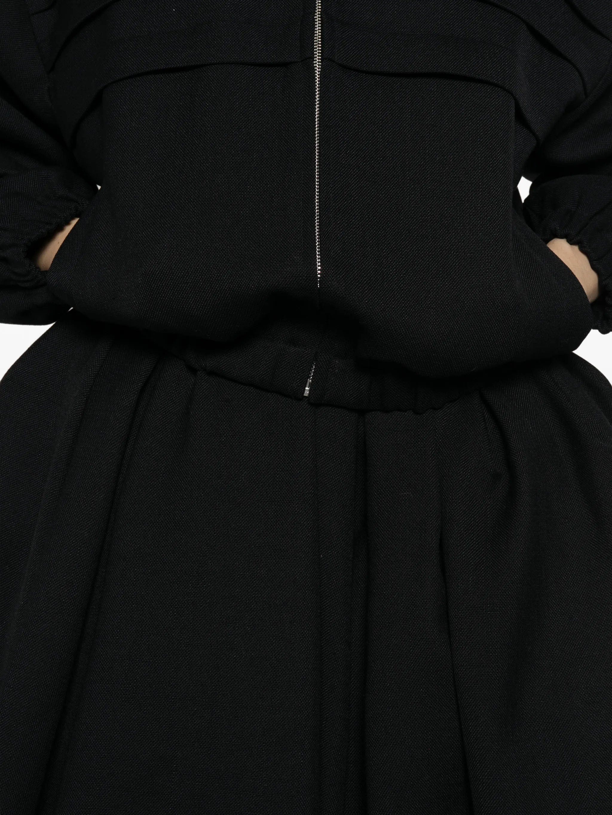 Shushu/tong pleated pouf skirt