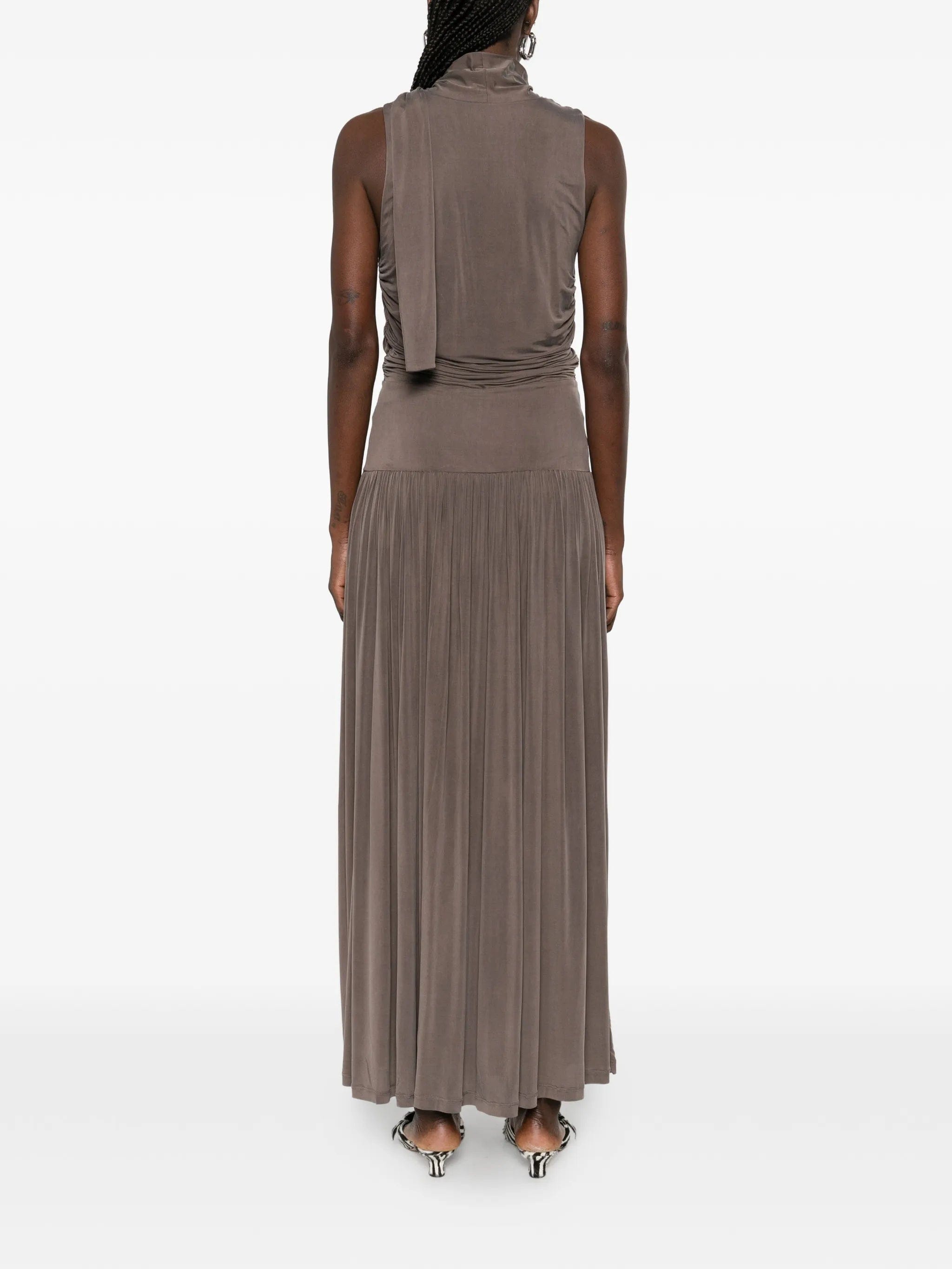 Aya Muse Alyve ruched midi dress