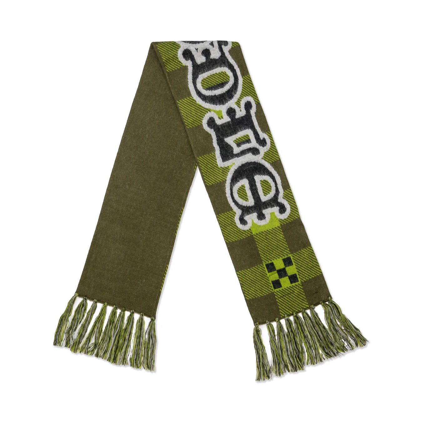 Hoddle Football Scarf - Green Plaid
