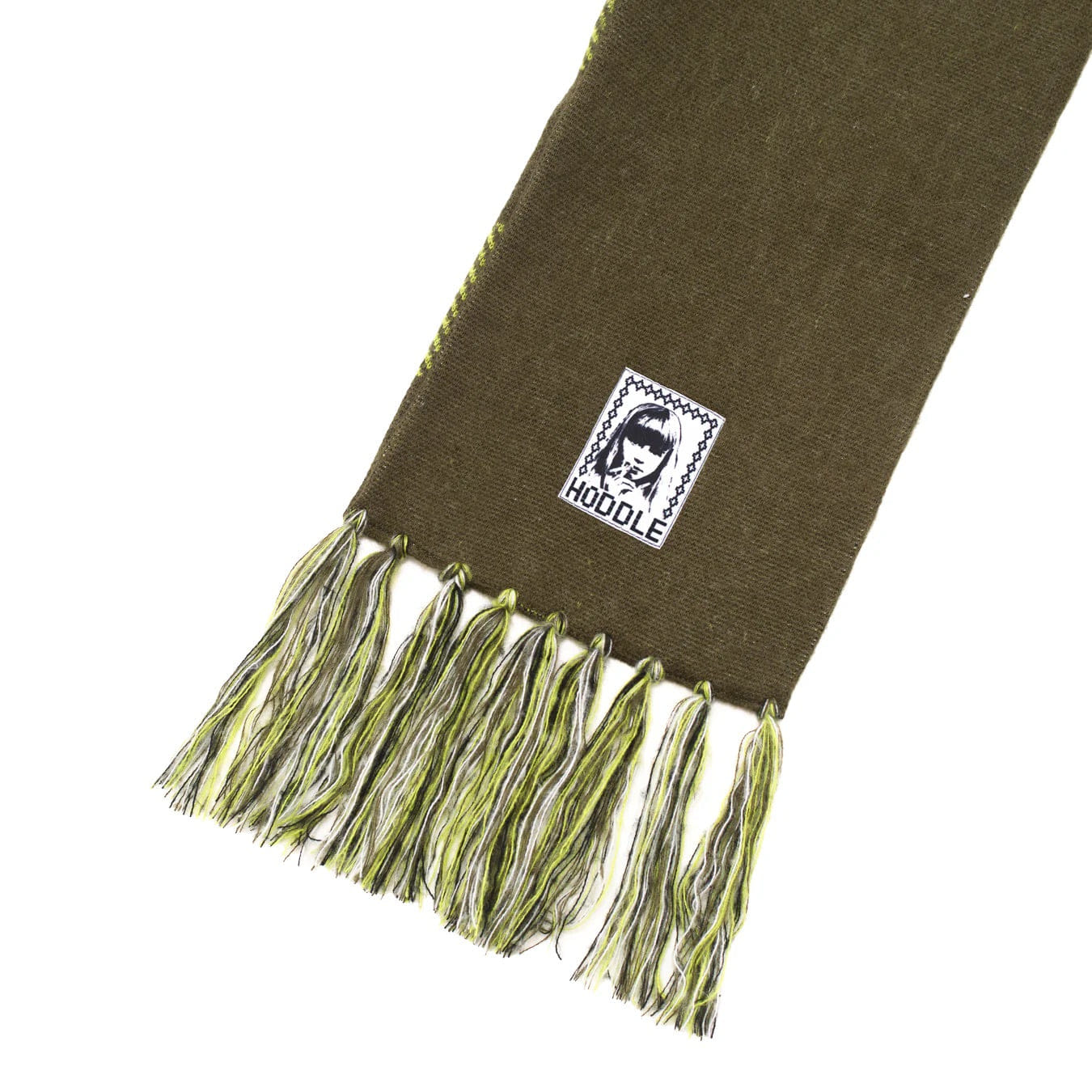 Hoddle Football Scarf - Green Plaid
