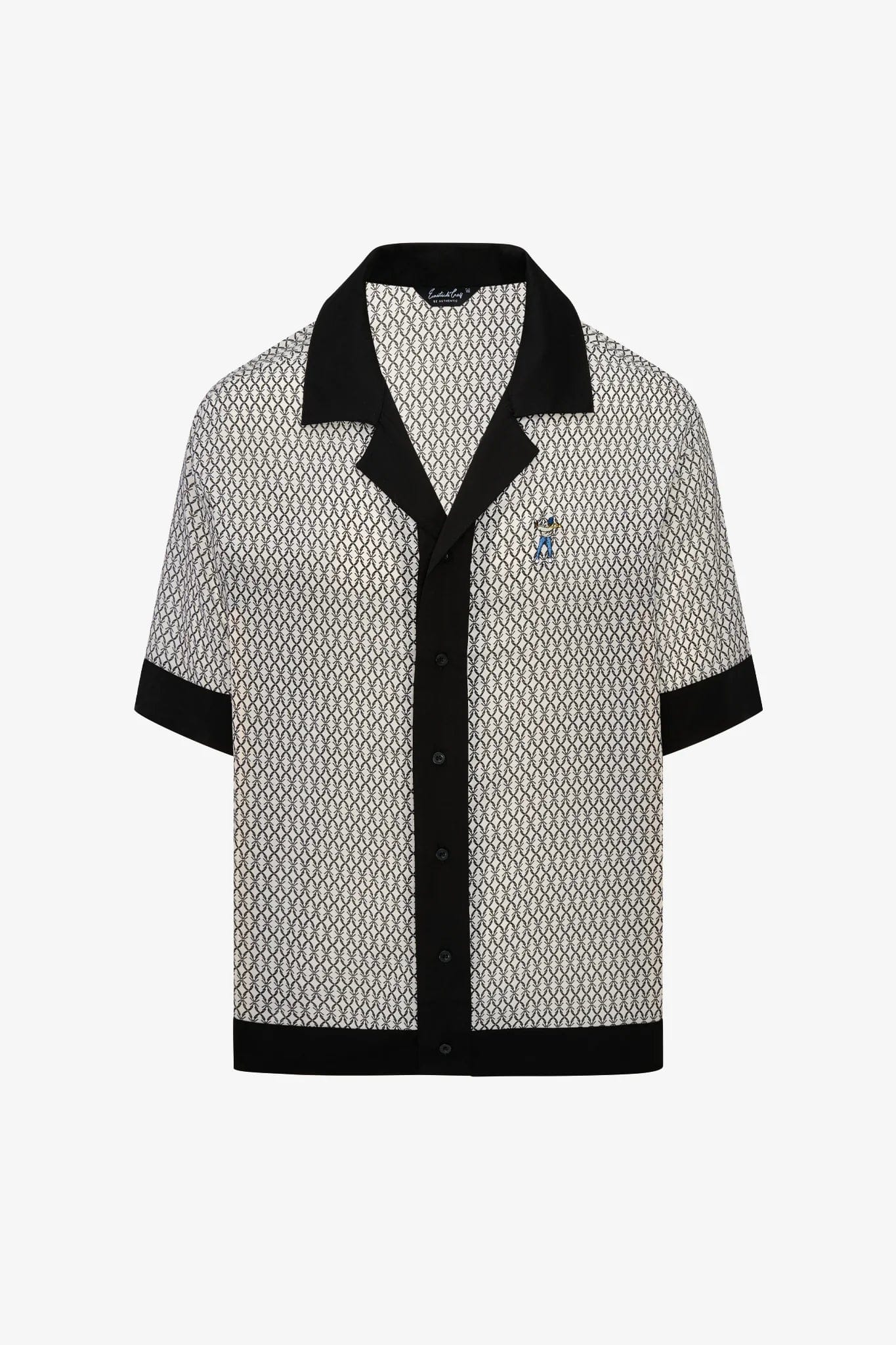 Eastside Golf Cabana Shirt White/Black