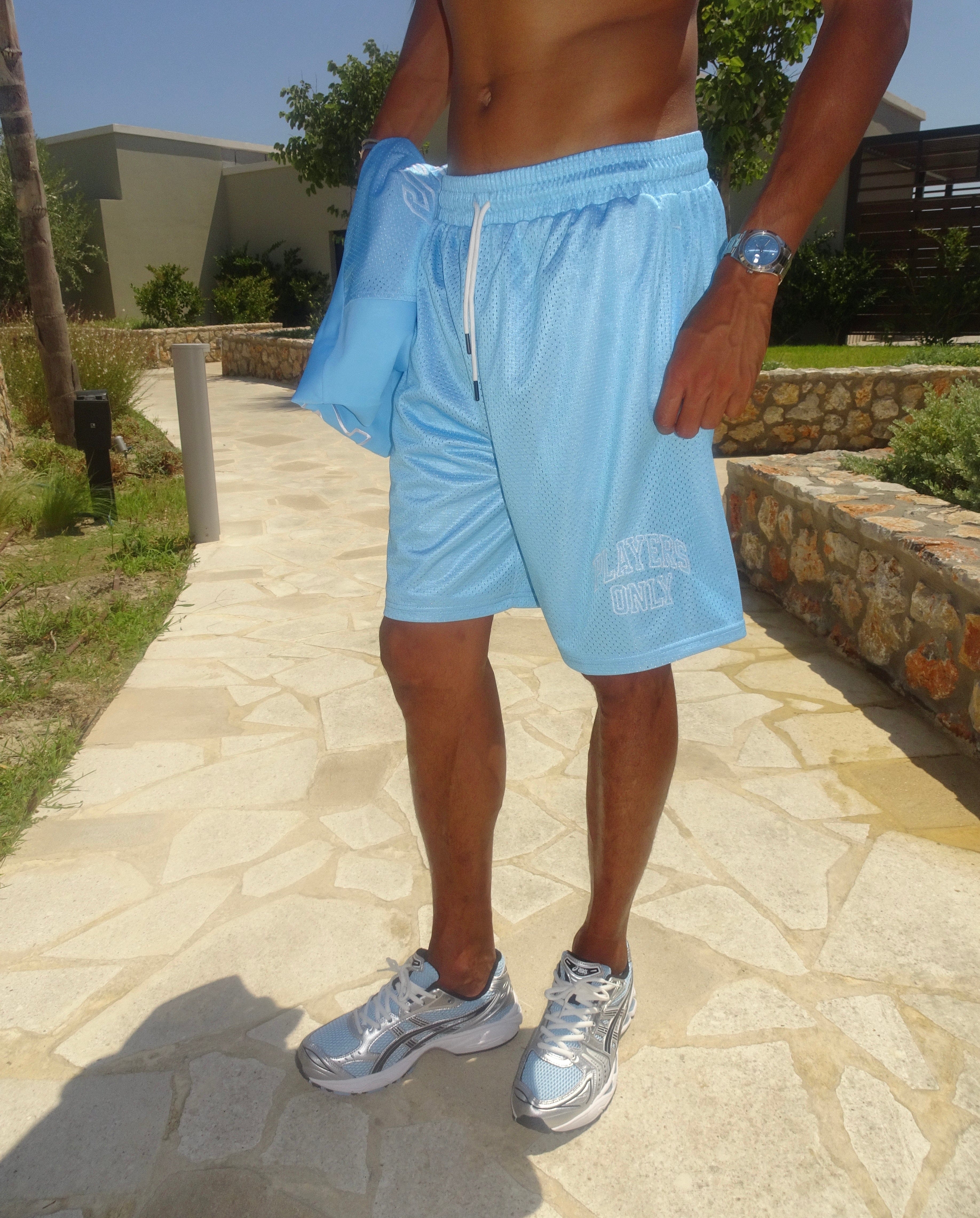 Players ONLY BLUE MESH SHORTS