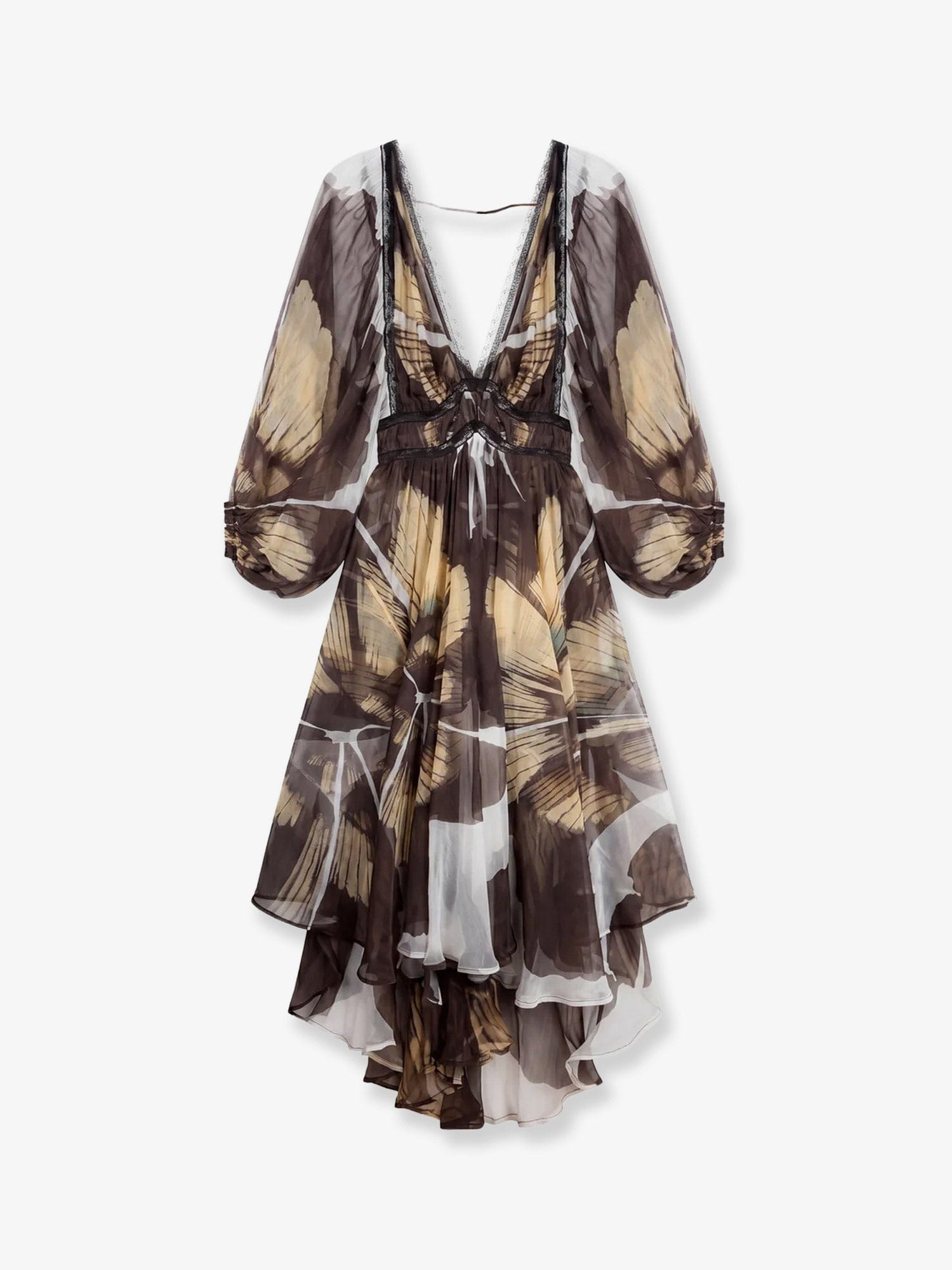 MES Demoiselles Pucha viscose dress with all - over print