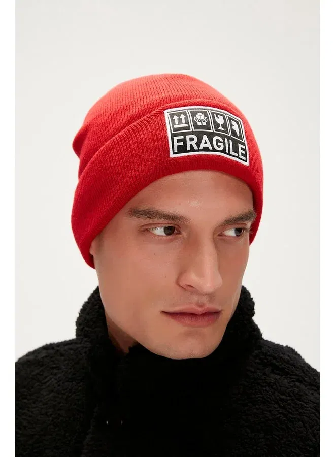 Bad Bear Unisex Cap Fragile Beanie - Red. | Best Price UAE
