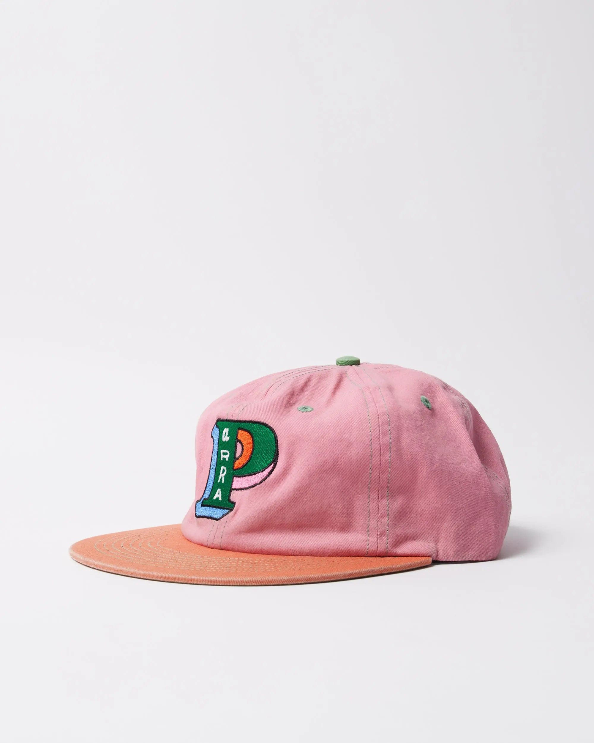 Byparra Slanted P 6 Panel Hat (Pink)