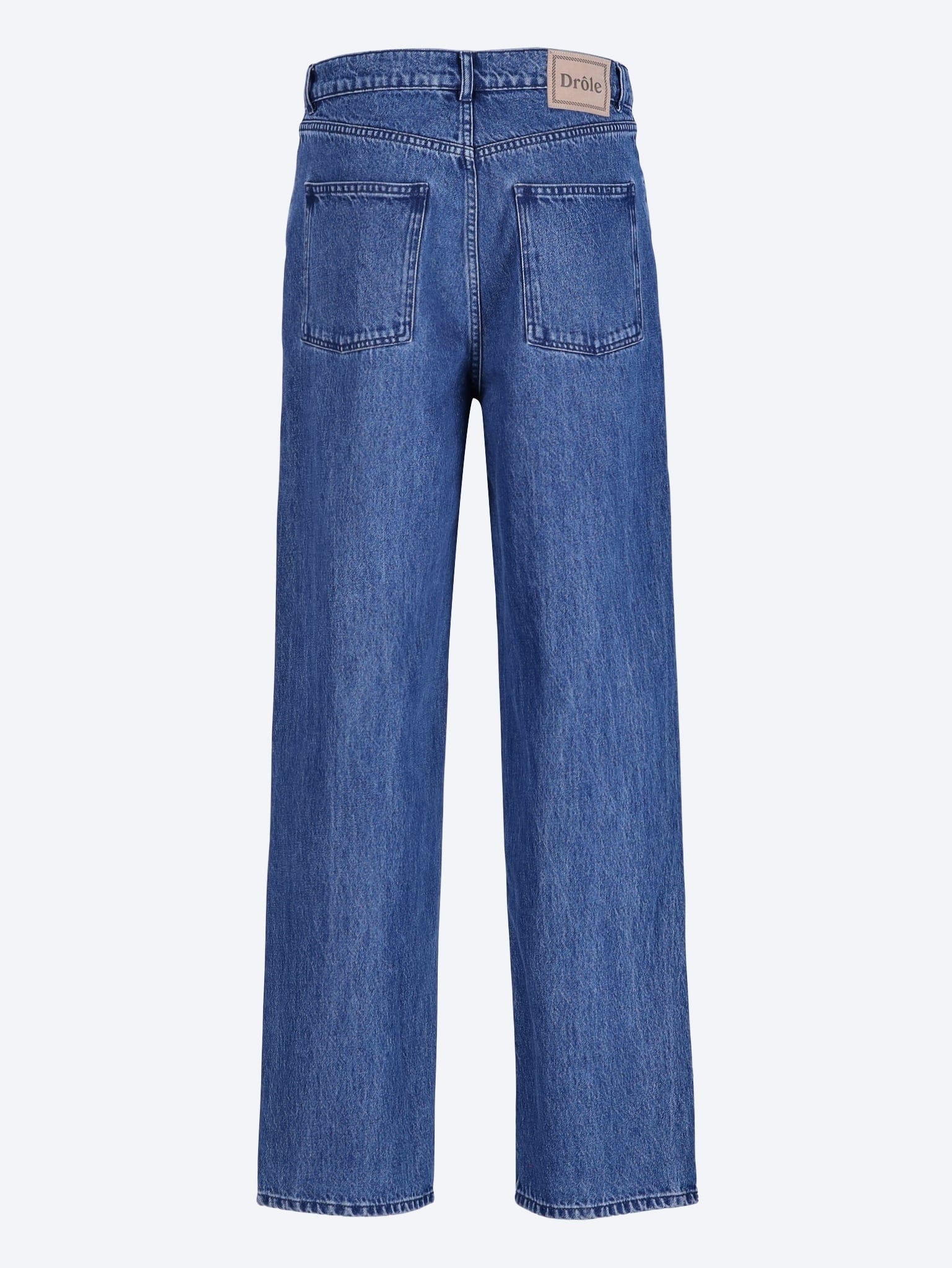 DROLE de Monsieur Straight blue cotton jeans