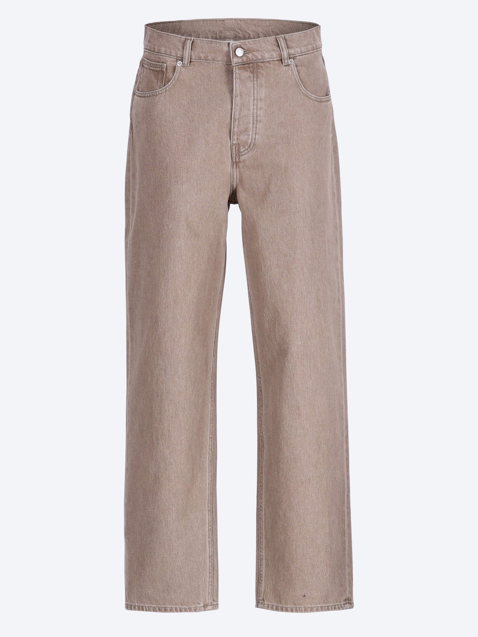DROLE de Monsieur Washed khaki straight jeans