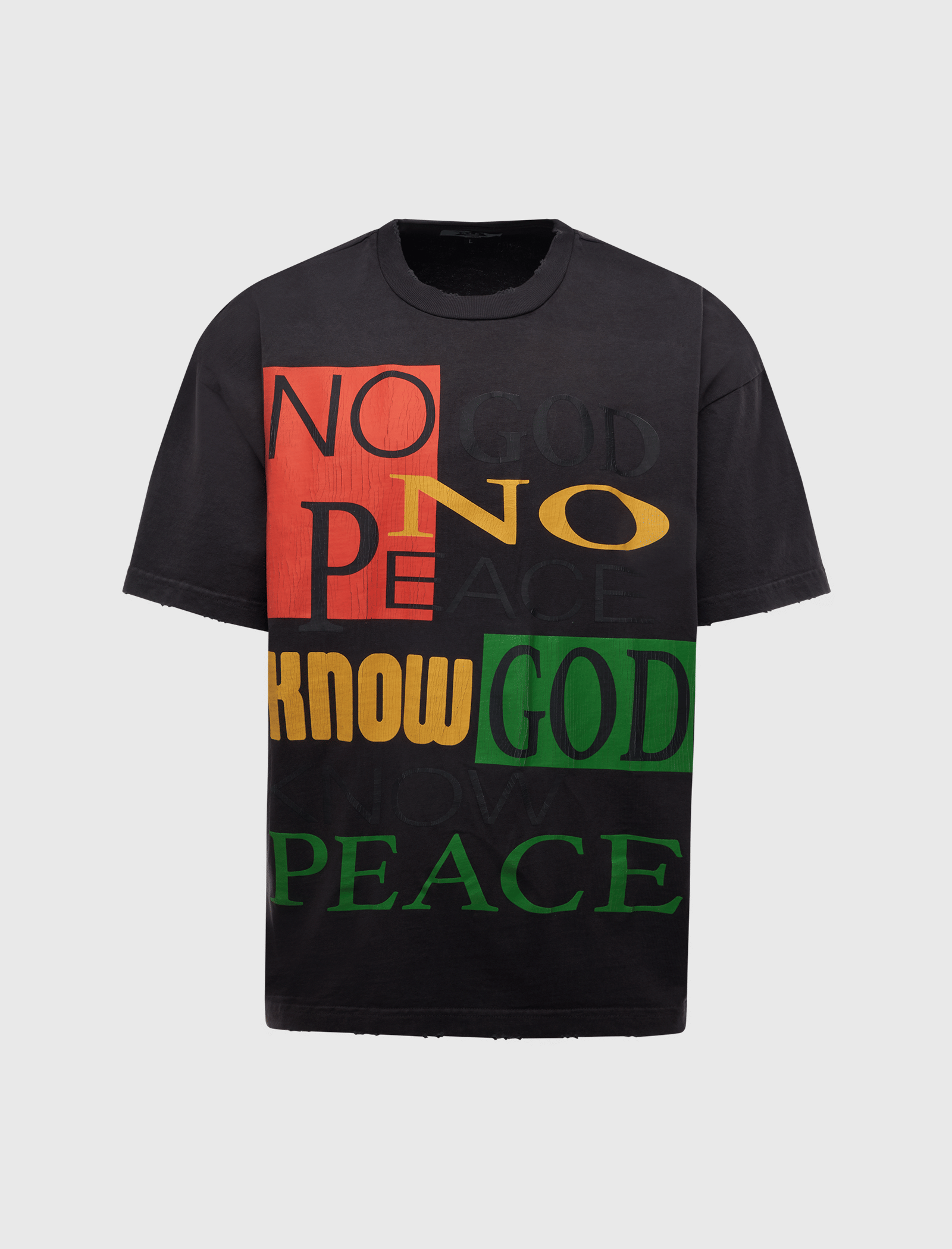 Barriers NO GOD NO PEACE BOXY T-Shirt